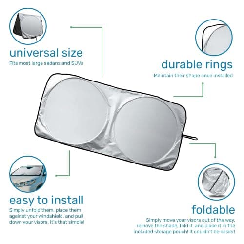 Enovoe Car Sunshades for Windshield
