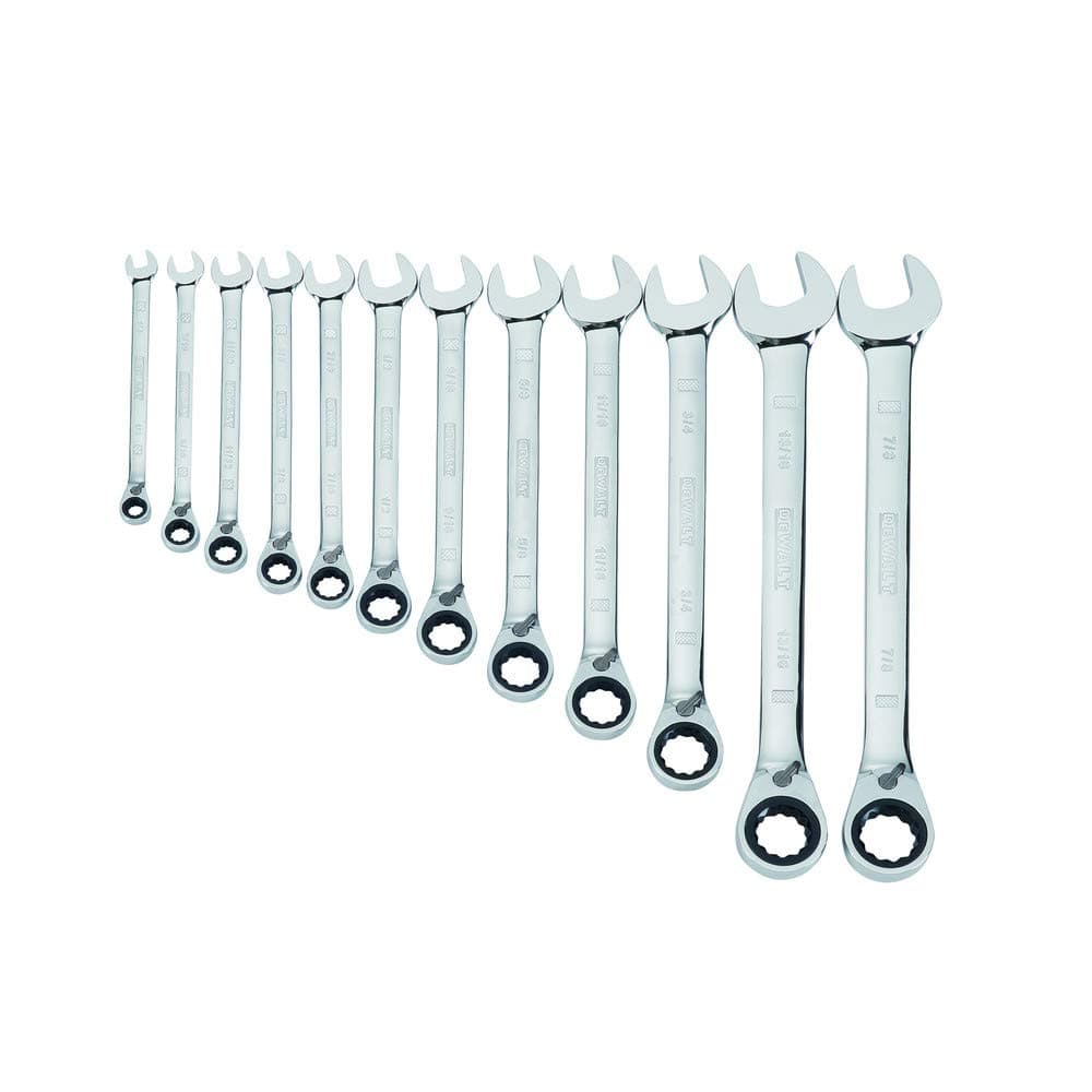 DEWALT DWMT19230 12-Piece Metric Ratcheting Wrench Set