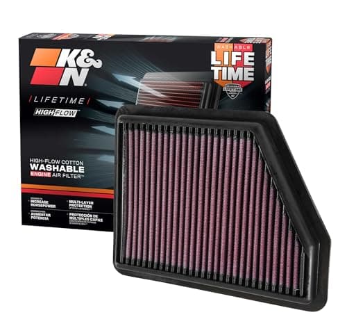 K&N 33-5045 High-Flow Original Lifetime Engine Air Filter