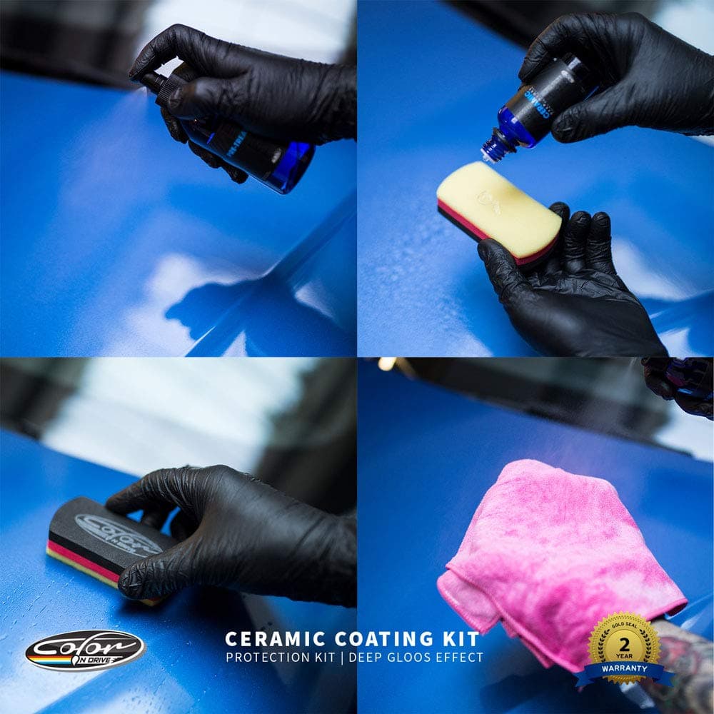 Color N Drive Deep Gloss 9H Car Ceramic Coating Paint Protection Kit