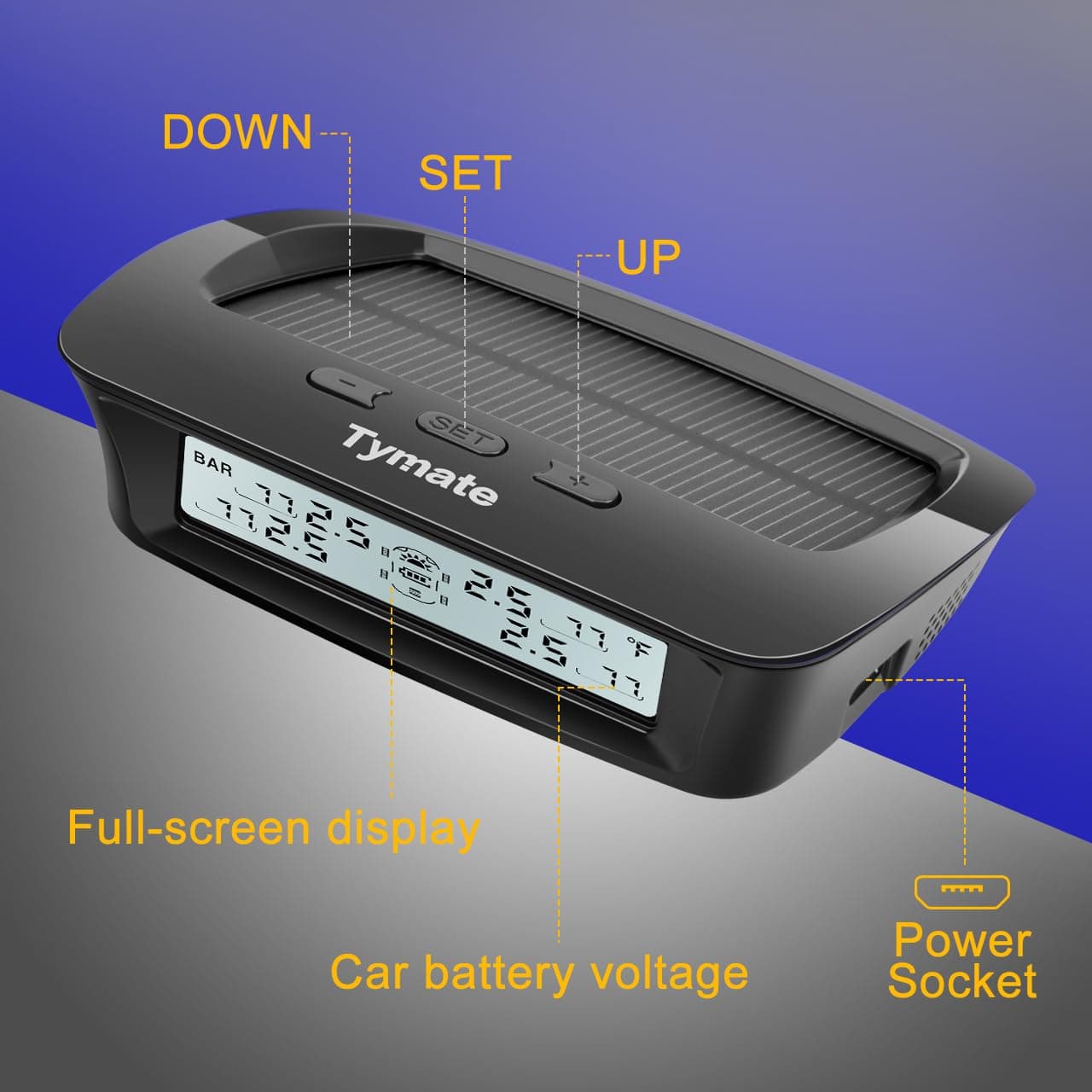 Tymate M12-3 RV TPMS (6-Sensor + Repeater)