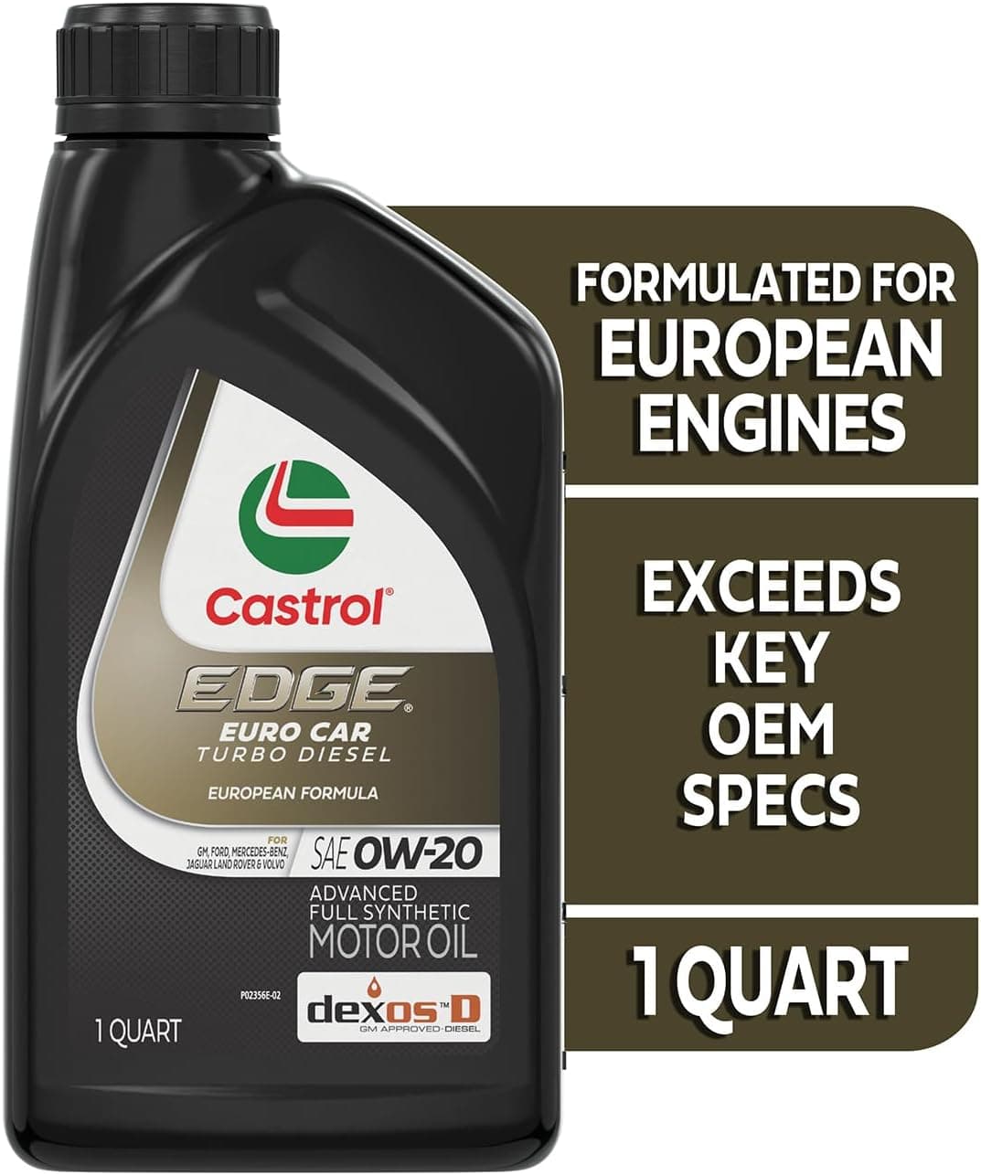 Castrol EDGE Euro Car Turbo Diesel Full Synthetic 0W-20