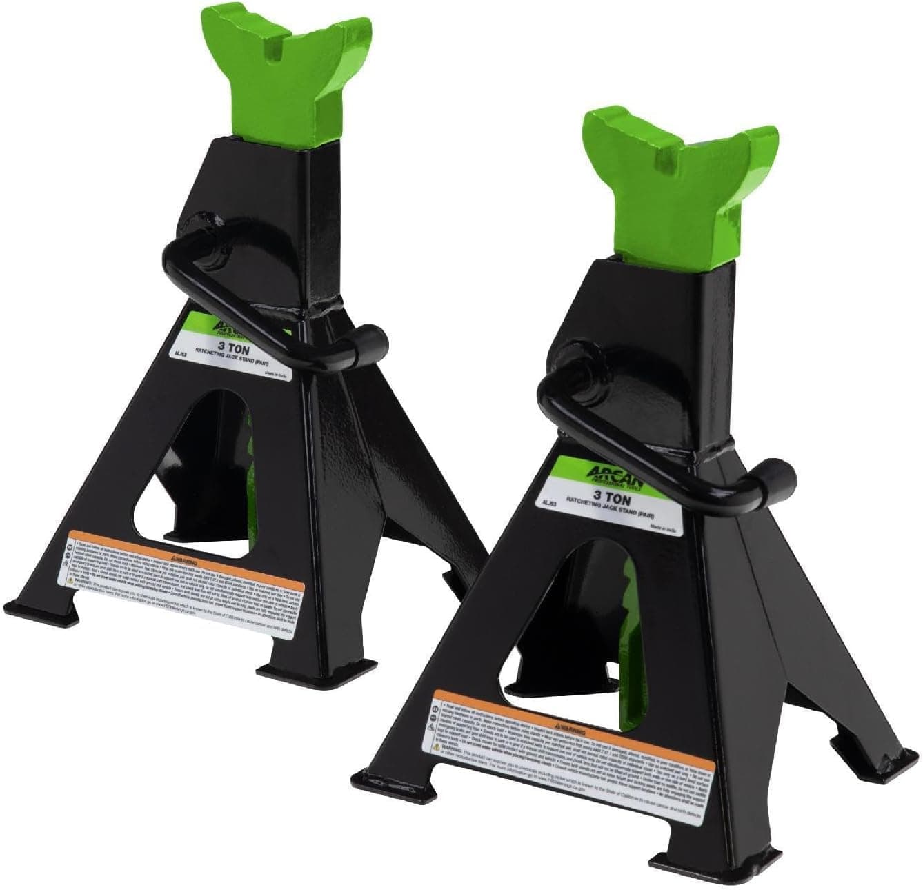 ARCAN ALJS3 3-Ton Ratcheting Jack Stands (Pair)