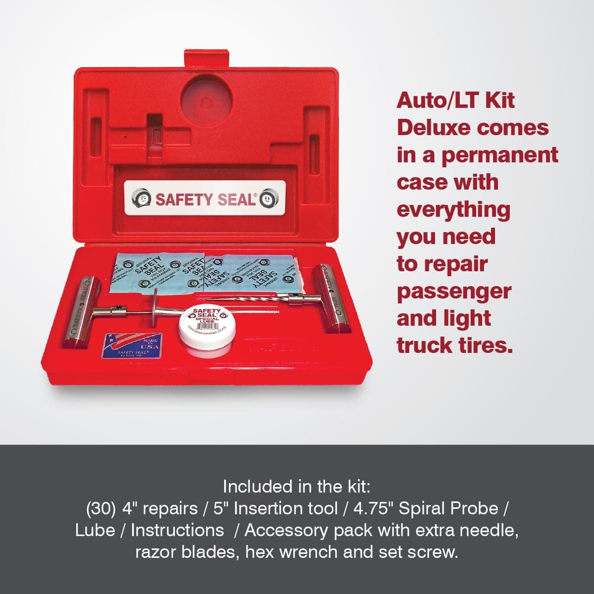Safety Seal Auto/LT Deluxe Tire Repair Kit