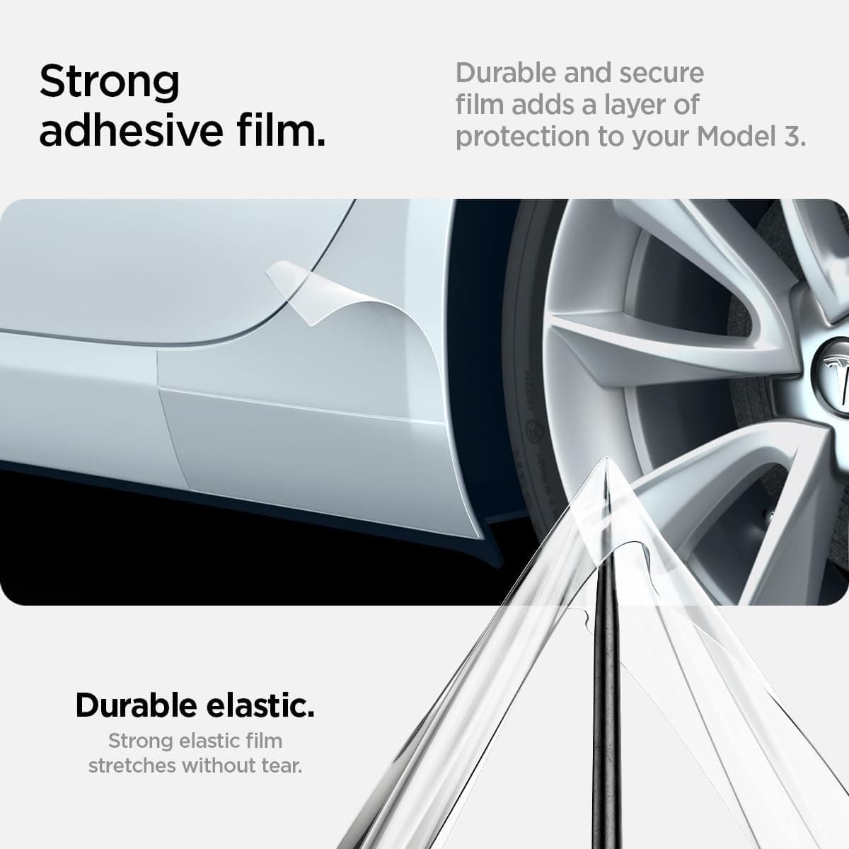Spigen PlatinumShield Tesla Model 3 Fender PPF