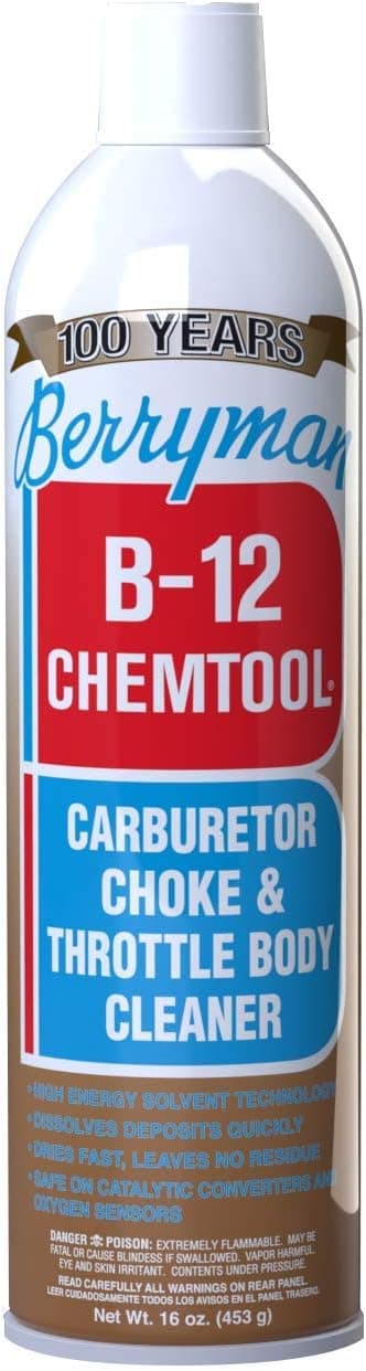 Berryman B-12 Chemtool Carburetor, Choke & Throttle Body Cleaner