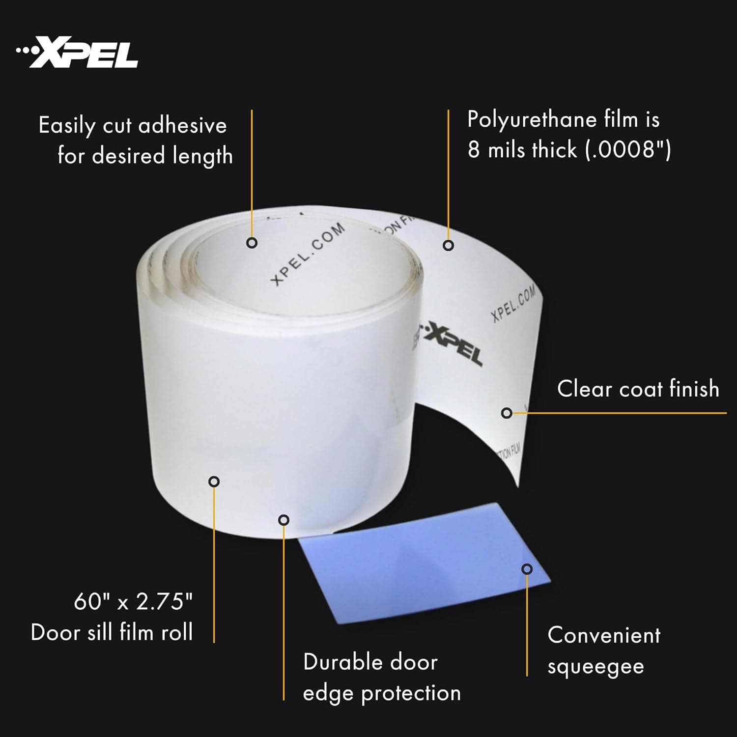 XPEL Clear Universal Door Sill Guard