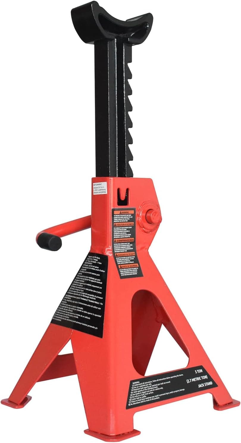 Amazon Basics Steel Jack Stands, 3-Ton