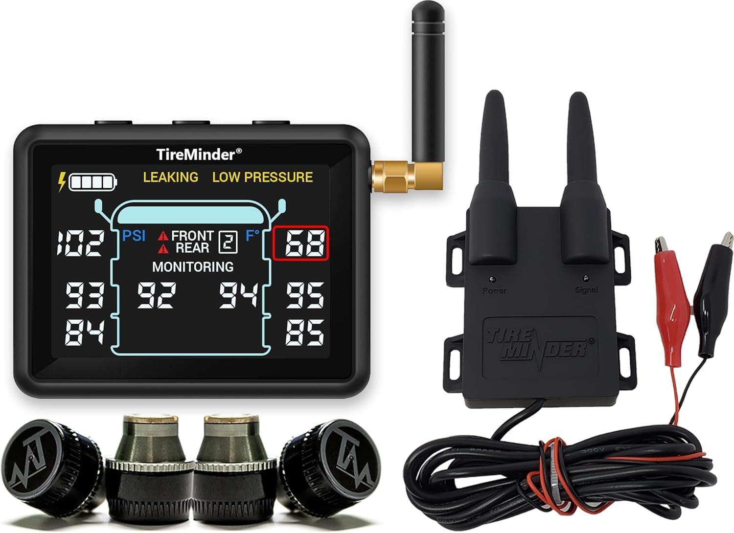 TireMinder i10 RV TPMS with 4 Transmitters
