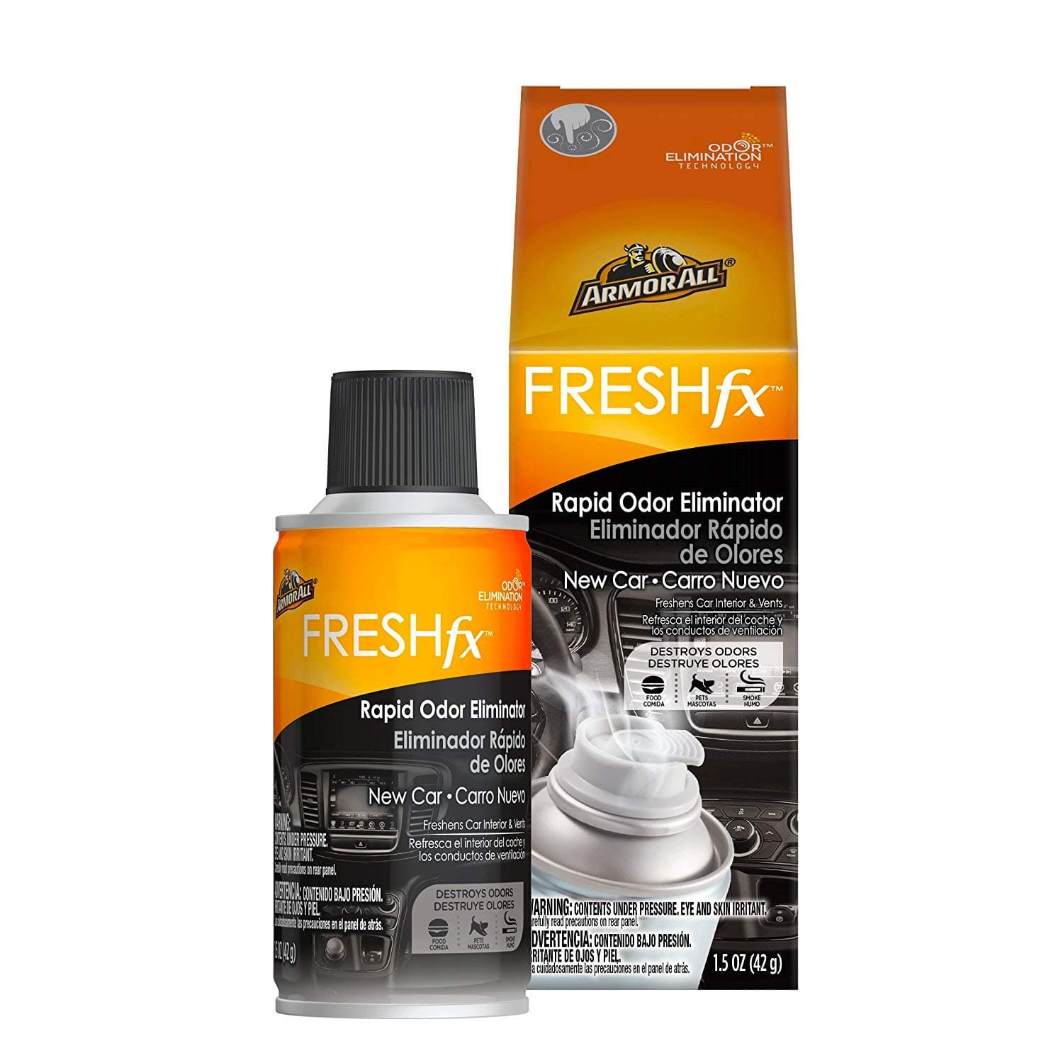 Armor All FreshFX Smoke X Rapid Odor Eliminator (New Car, 1.5 oz)