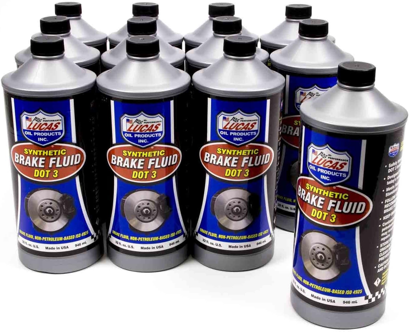 Lucas Oil 10826 DOT 3 Synthetic Brake Fluid