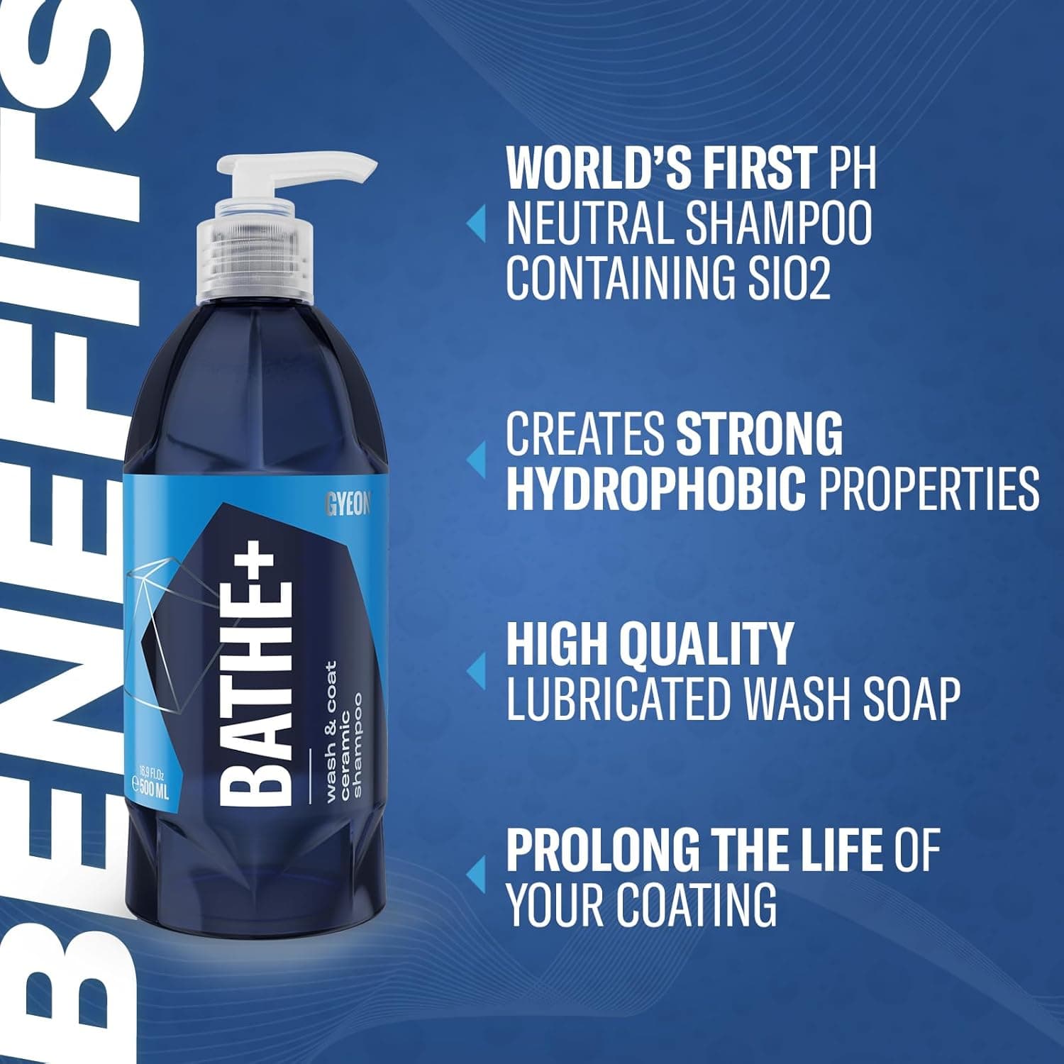 Gyeon Q²M Bathe+ Ceramic-Infused Car Wash Shampoo