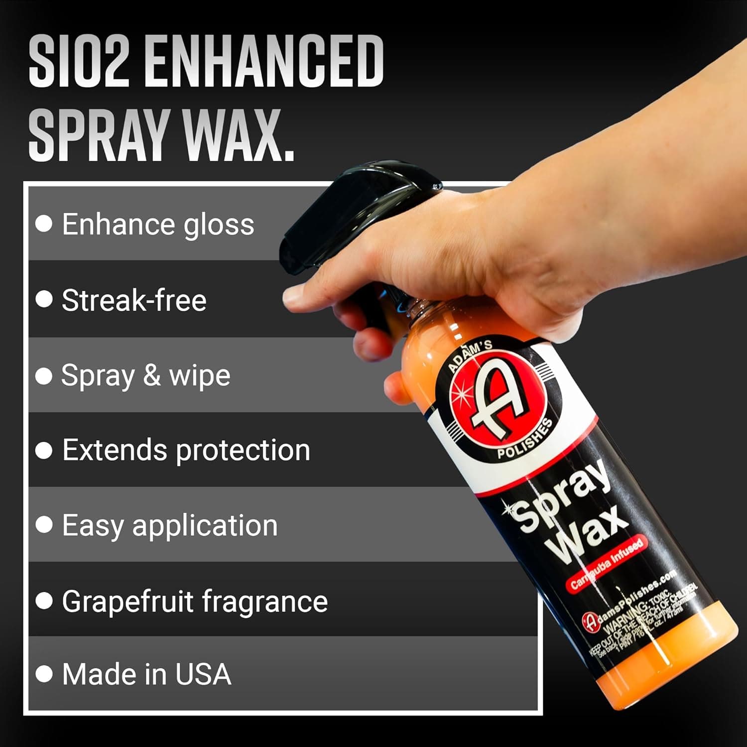 Adam's Polishes Spray Wax