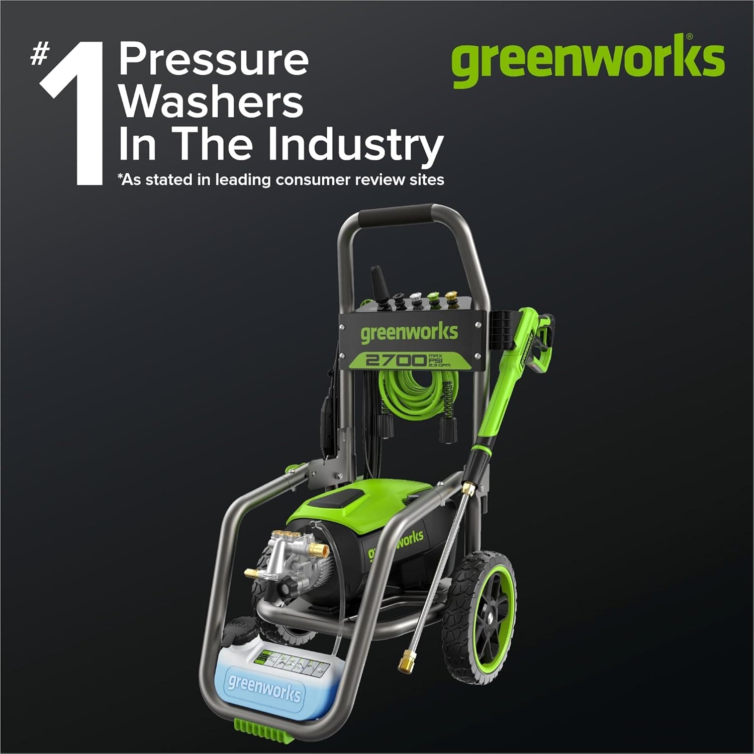 Greenworks Pro GPW2700 Electric Pressure Washer