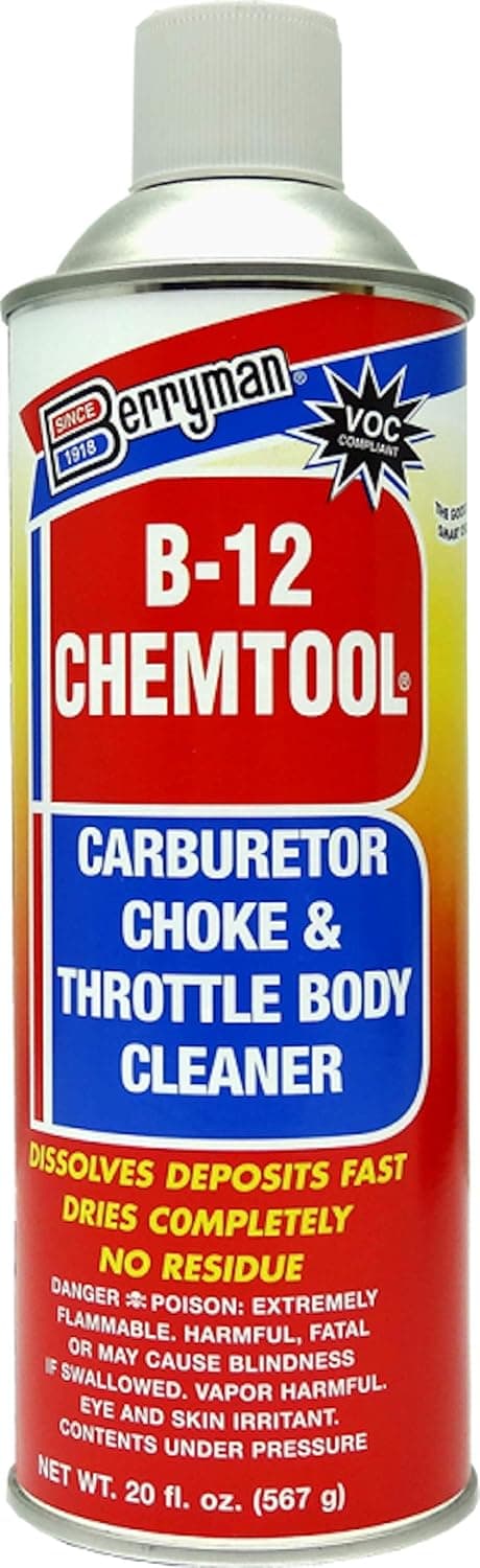 Berryman B-12 Carburetor, Choke and Throttle Body Cleaner