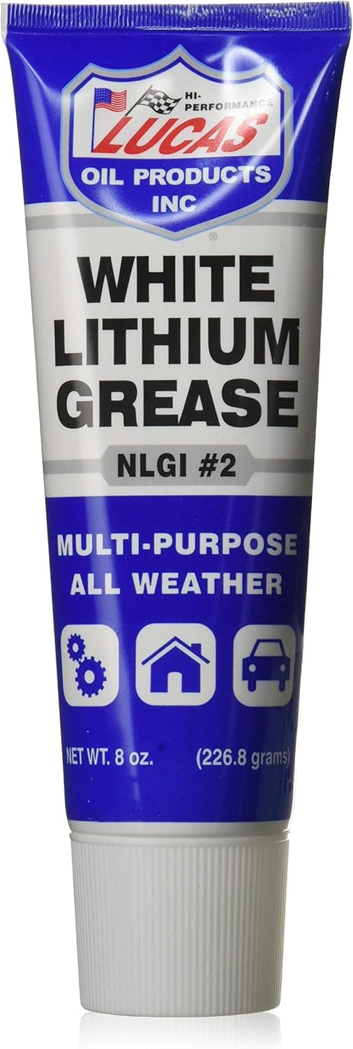 Lucas Oil White Lithium Grease 8 oz. Squeeze Tube