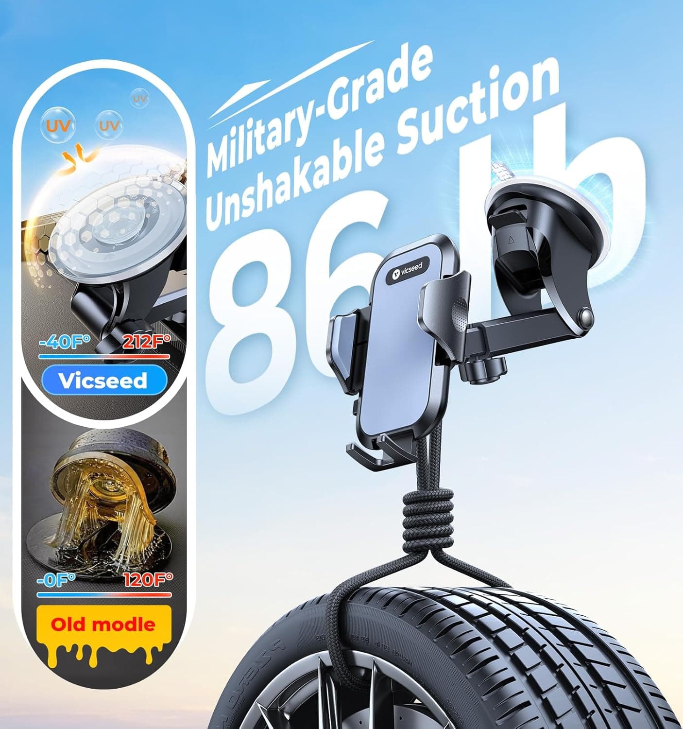 VICSEED Car Phone Holder Mount