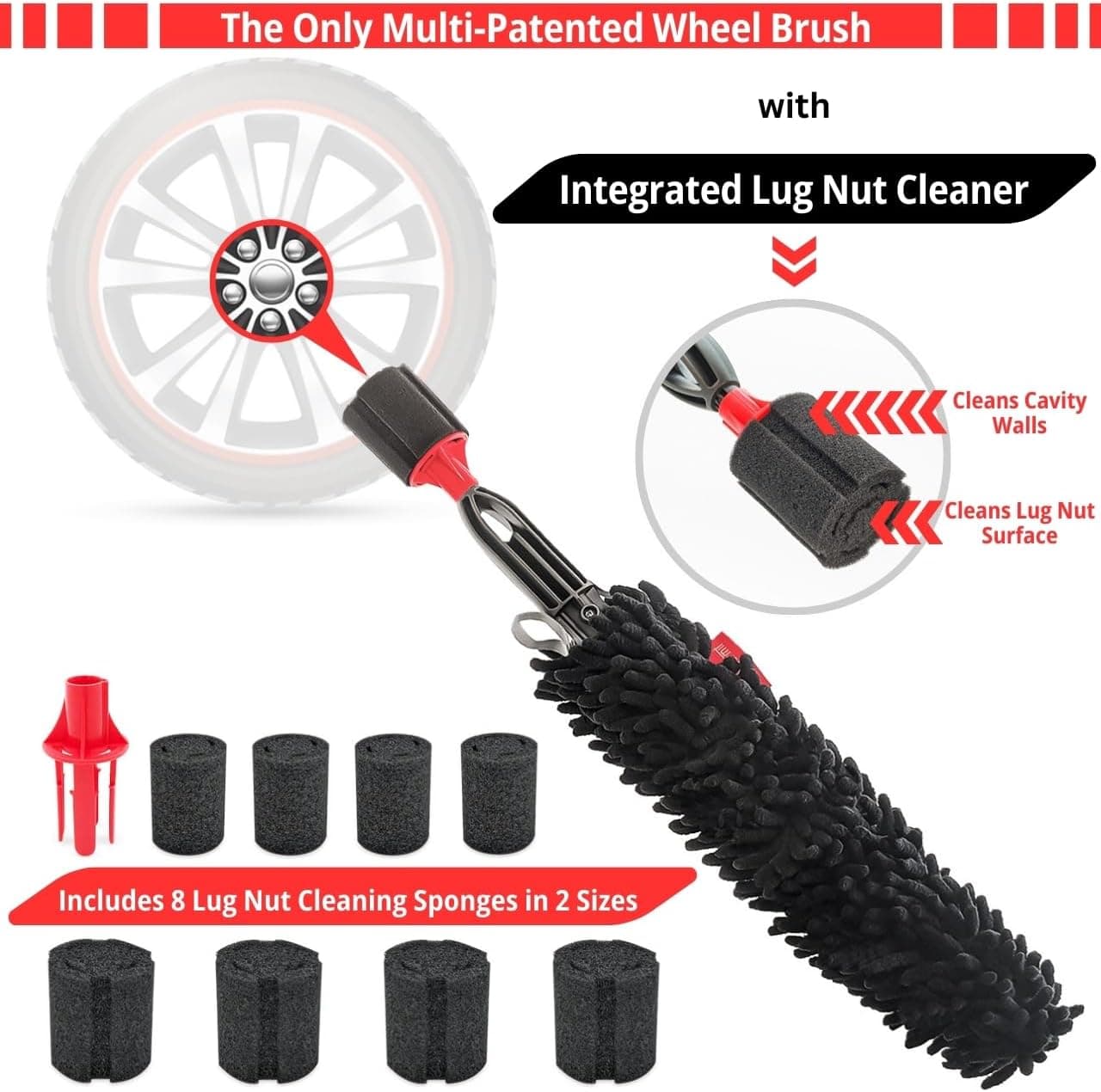 WoollyWormit WoollyWormit Wheel Cleaning Brush Kit