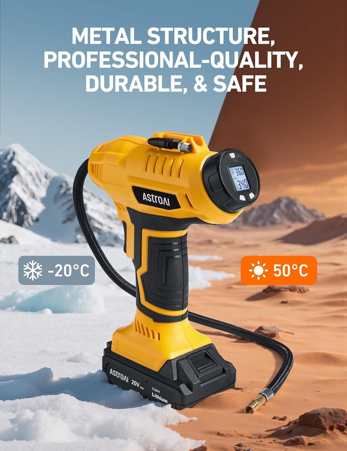 AstroAI C2 Cordless Tire Inflator