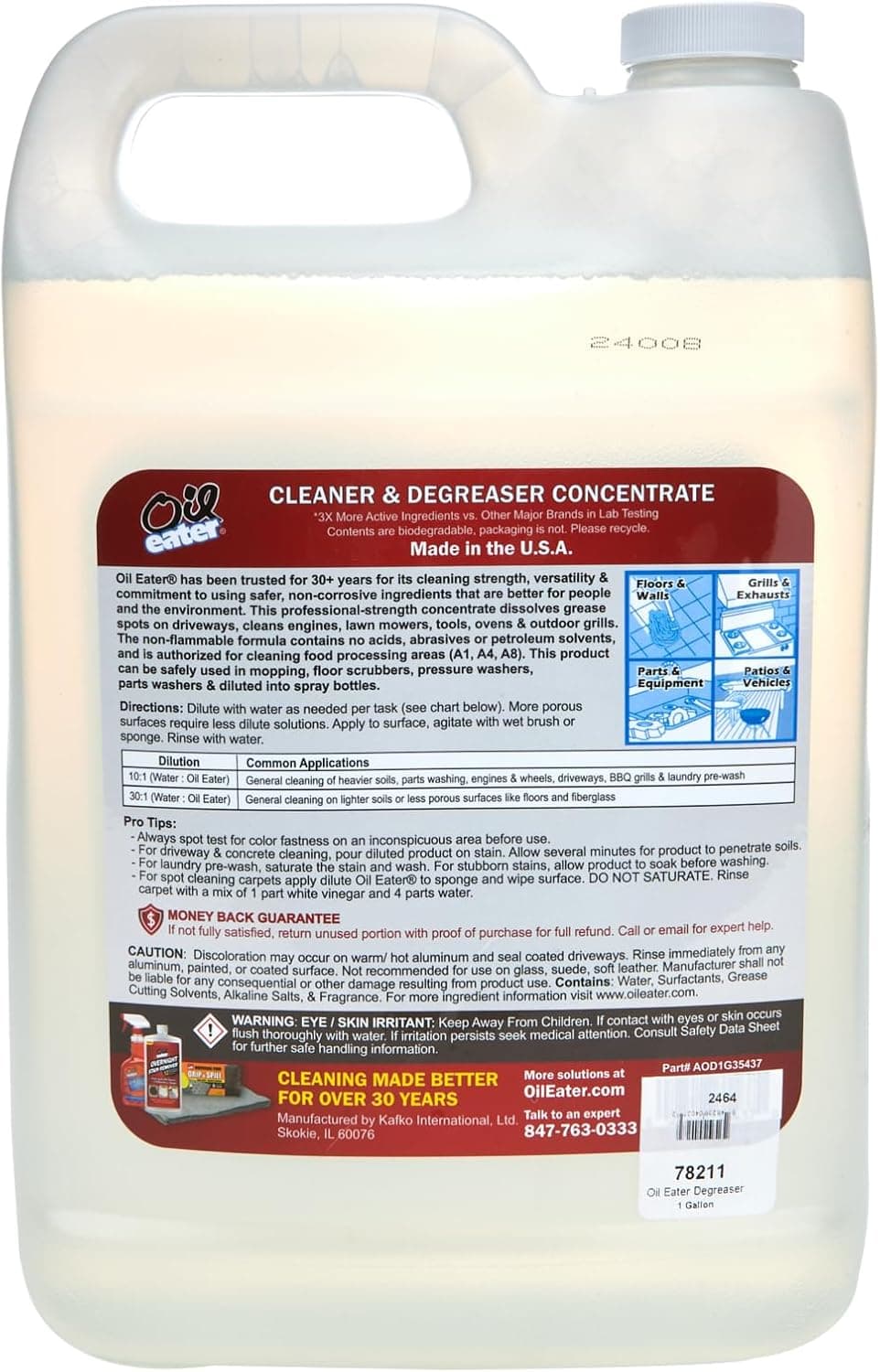 Oil Eater Original Cleaner & Degreaser Concentrate