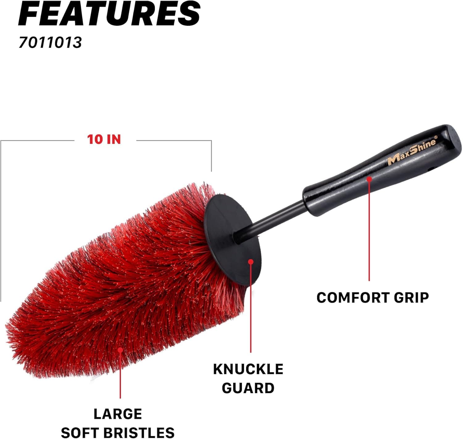 Maxshine Maxshine Wheel & Rim Brush 10″