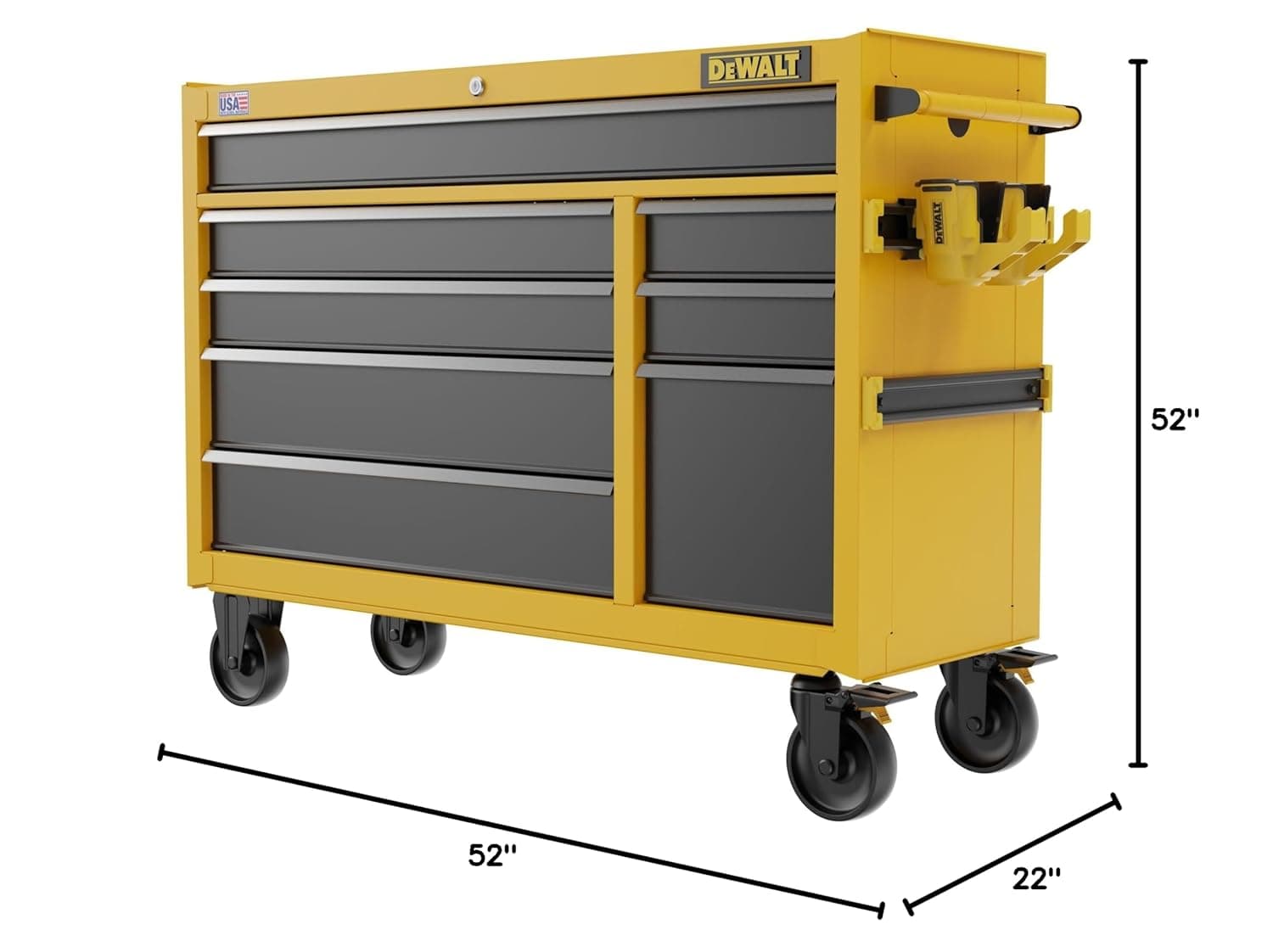DEWALT DWST52082 52-Inch 8-Drawer Rolling Tool Cabinet