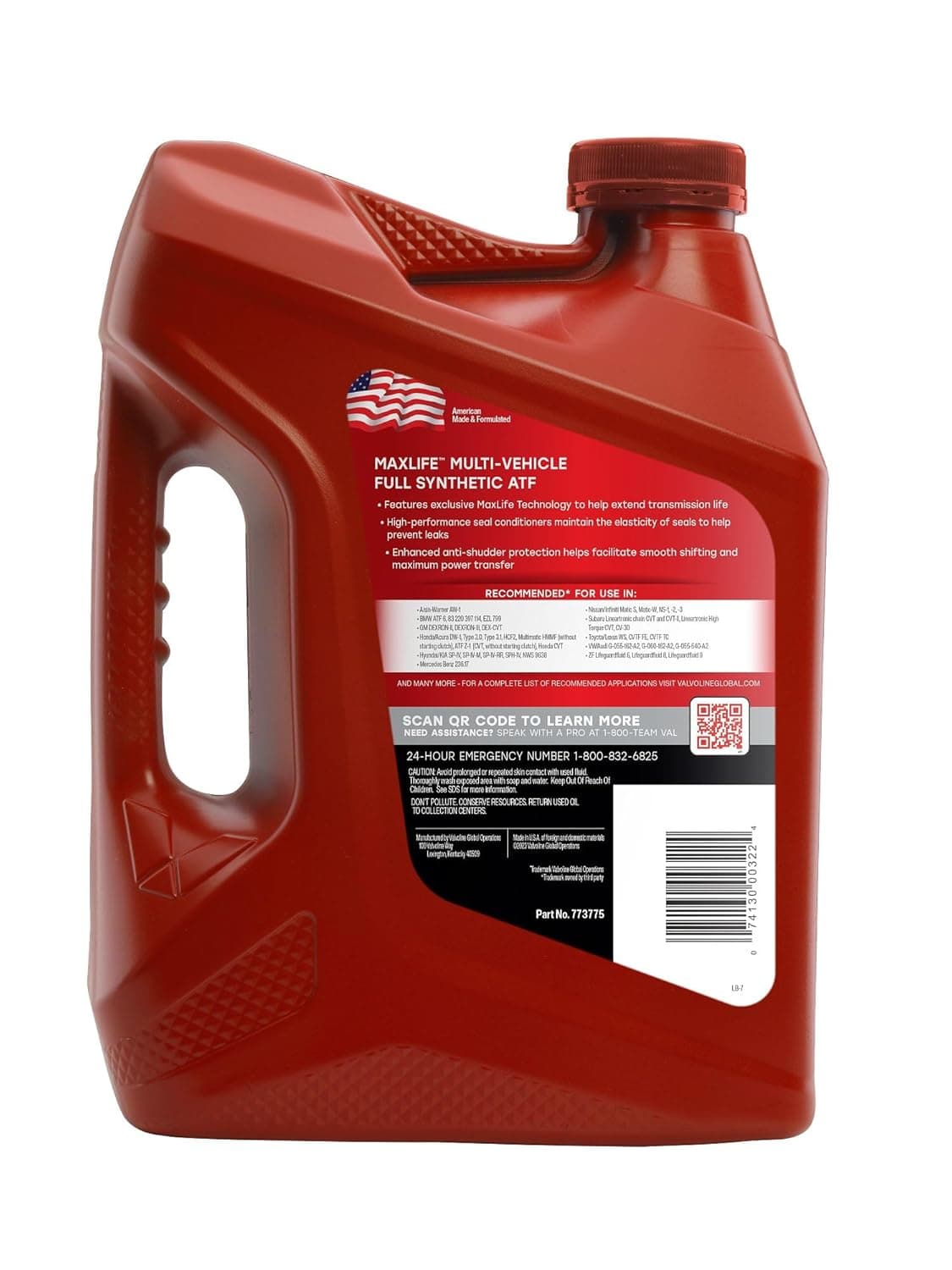 Valvoline MaxLife Multi-Vehicle ATF Full Synthetic