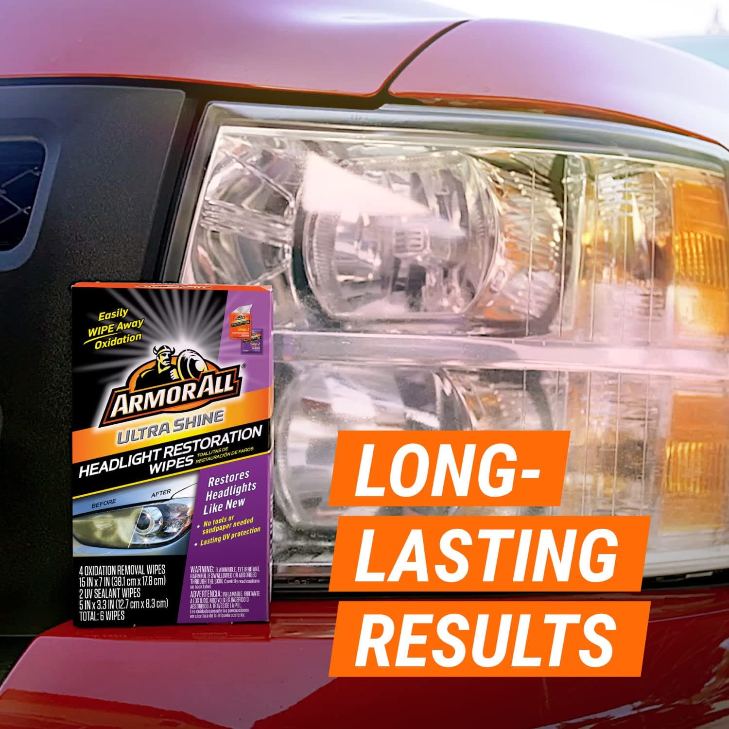 Armor All Ultra Shine Headlight Restoration Wipes