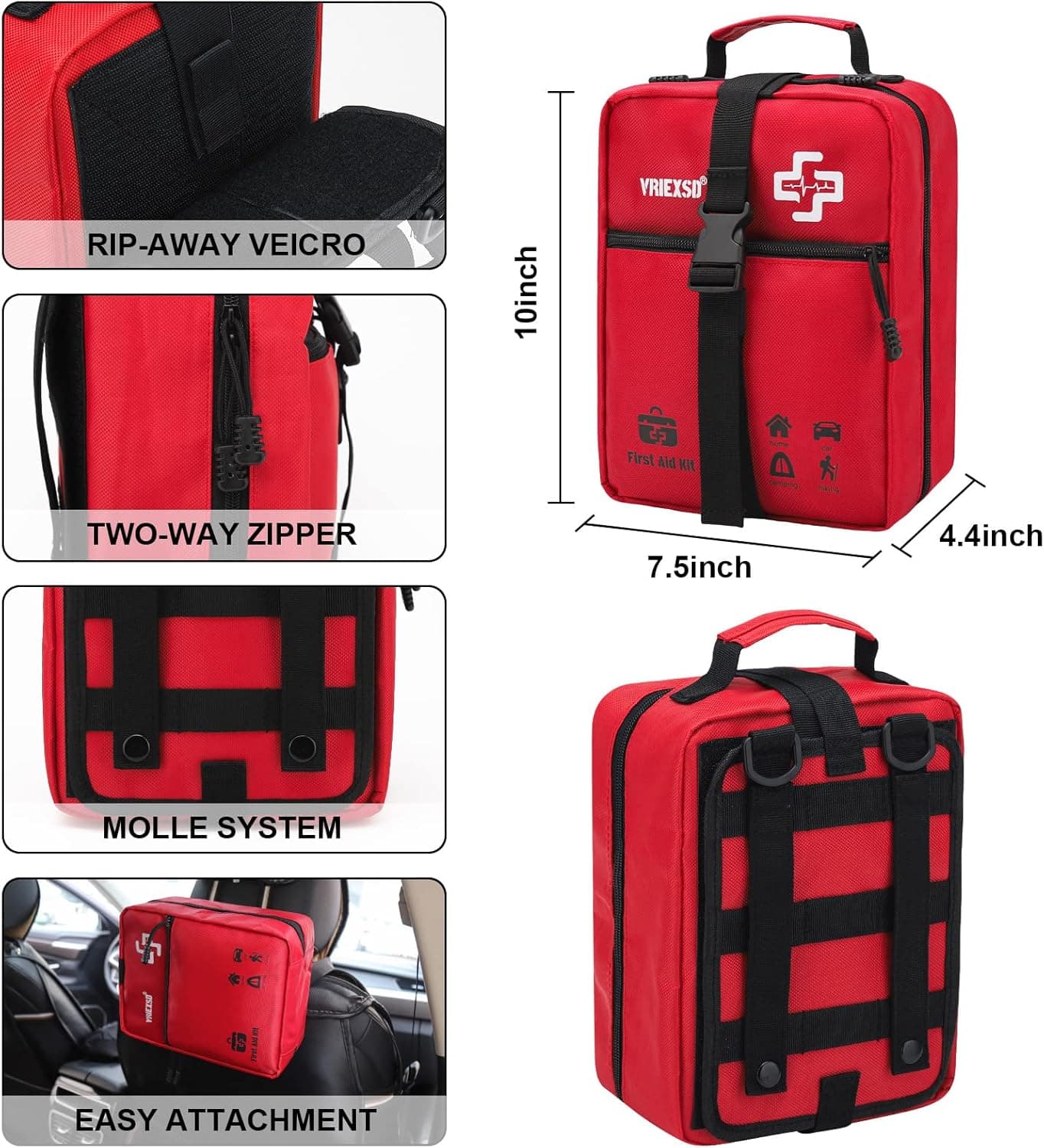 VRIEXSD 400 Piece Large First Aid Kit