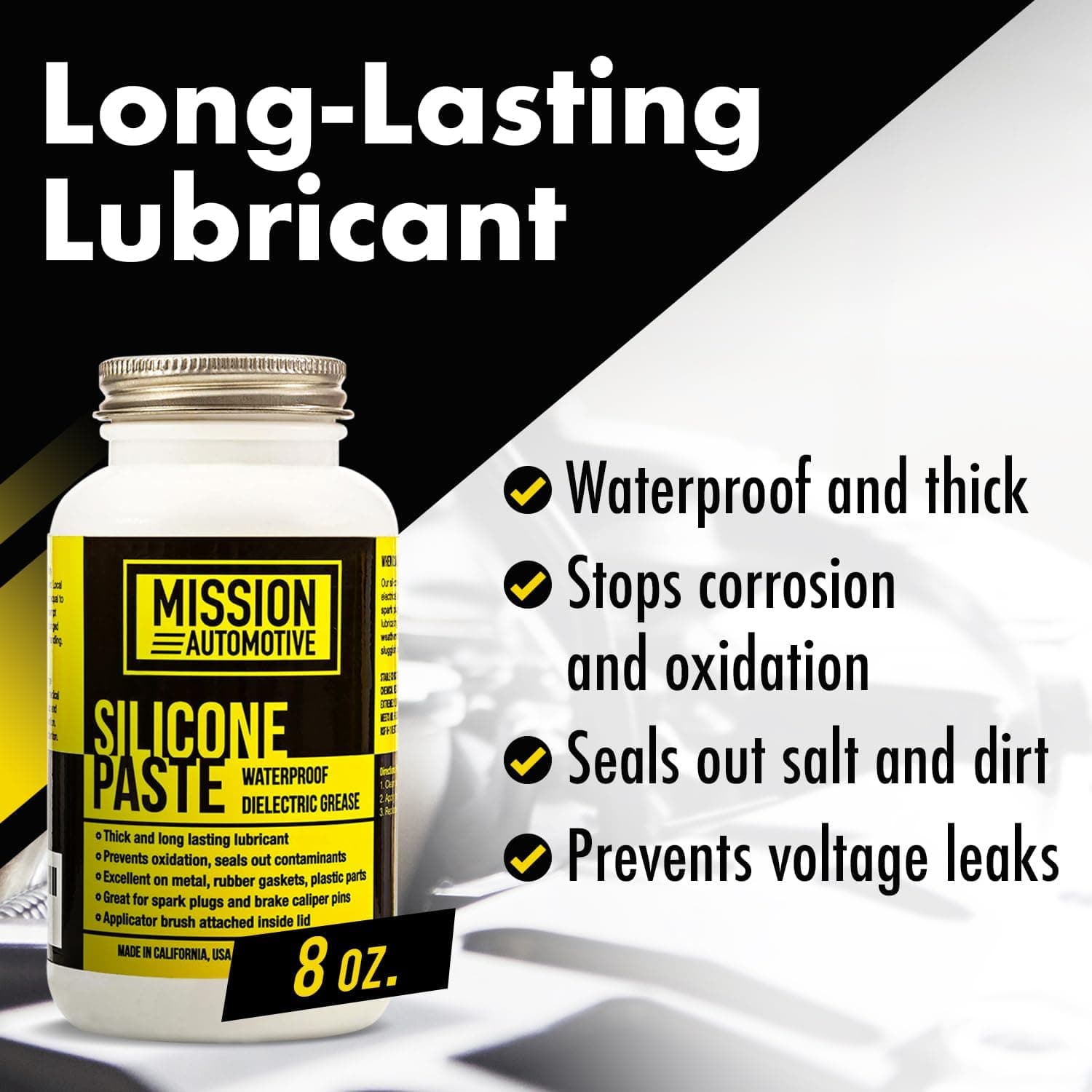 Mission Automotive Silicone Dielectric Grease Paste, 8 oz