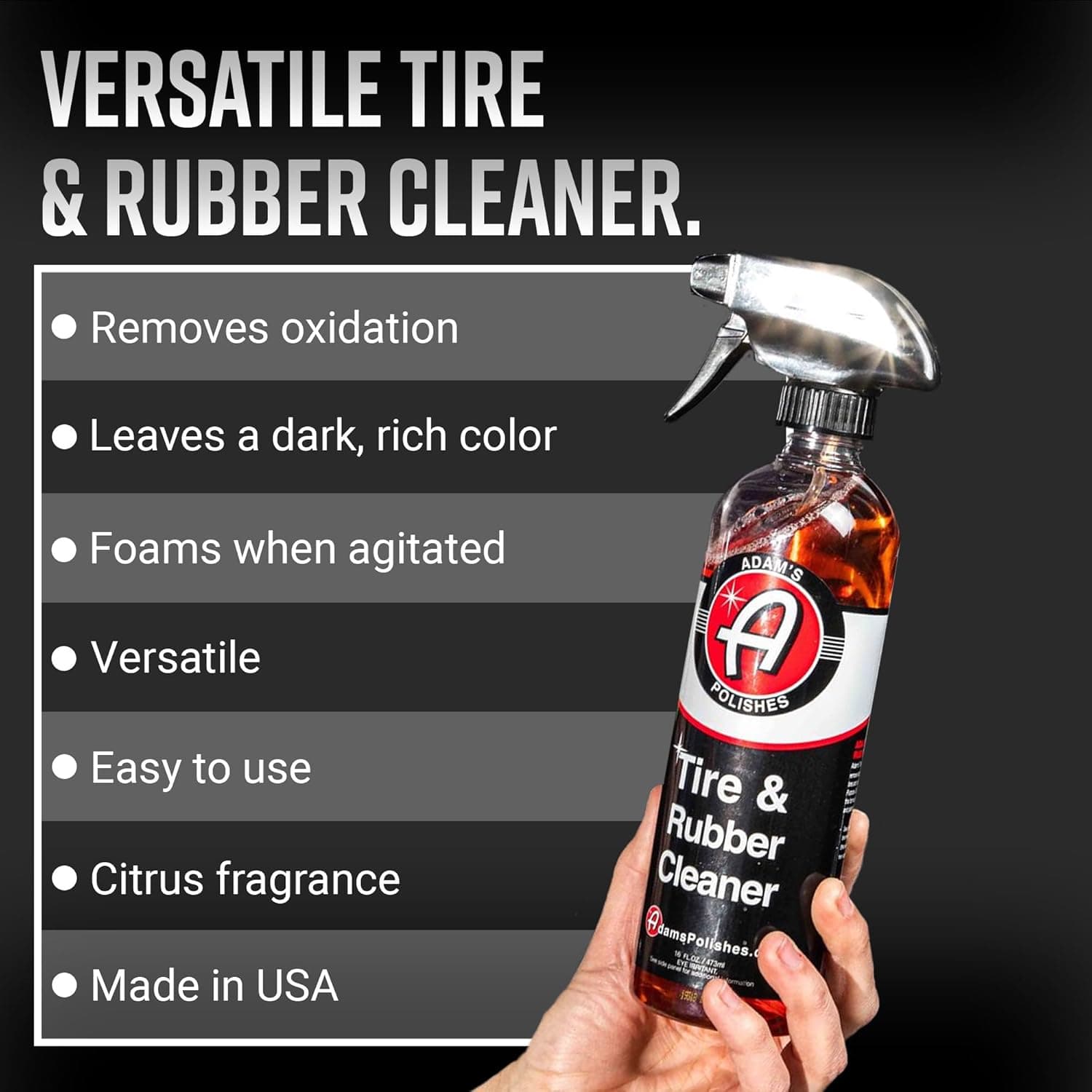 Adam's Polishes Tire & Rubber Cleaner