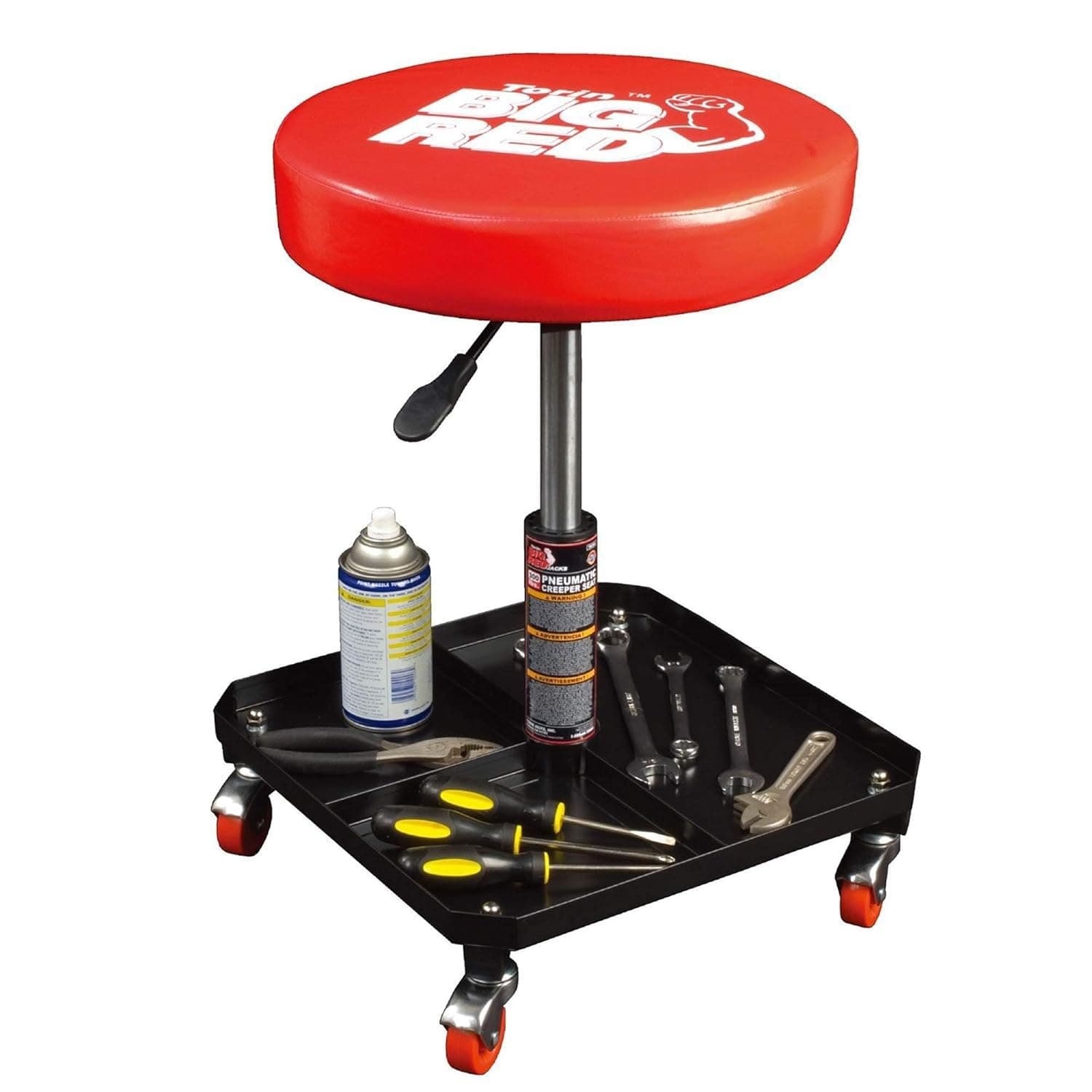 BIG RED TR6350 Rolling Pneumatic Creeper Seat