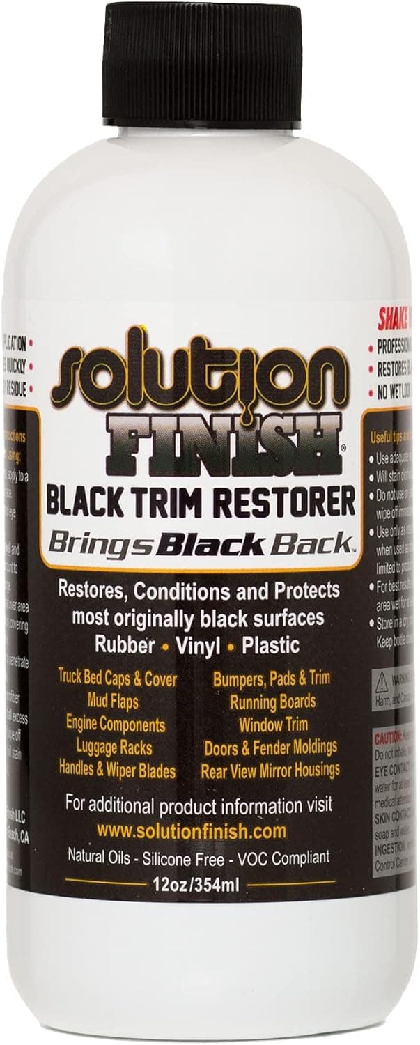Solution Finish Black Trim Restorer