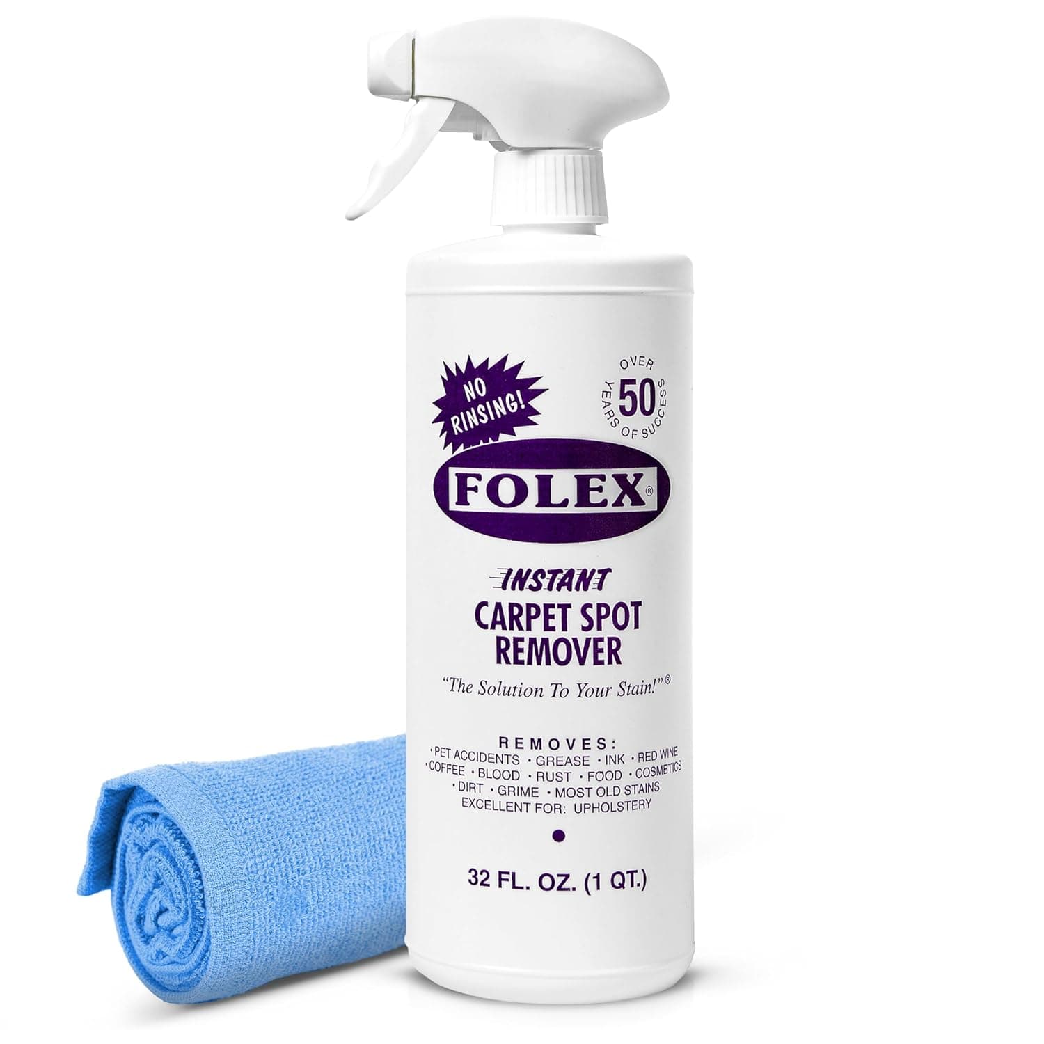 Folex Instant Carpet Spot Remover with Cleaning Cloth