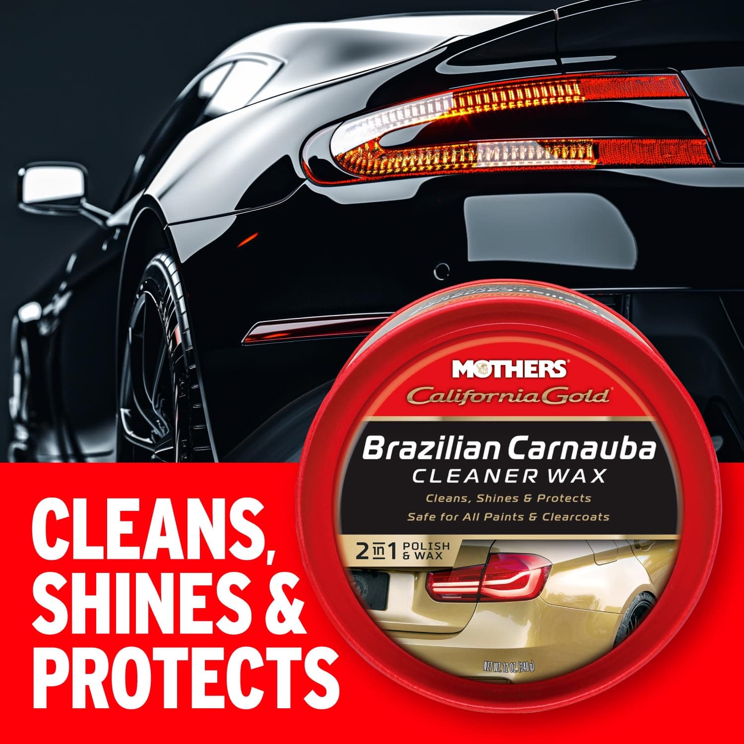 Mothers California Gold Brazilian Carnauba Cleaner Wax
