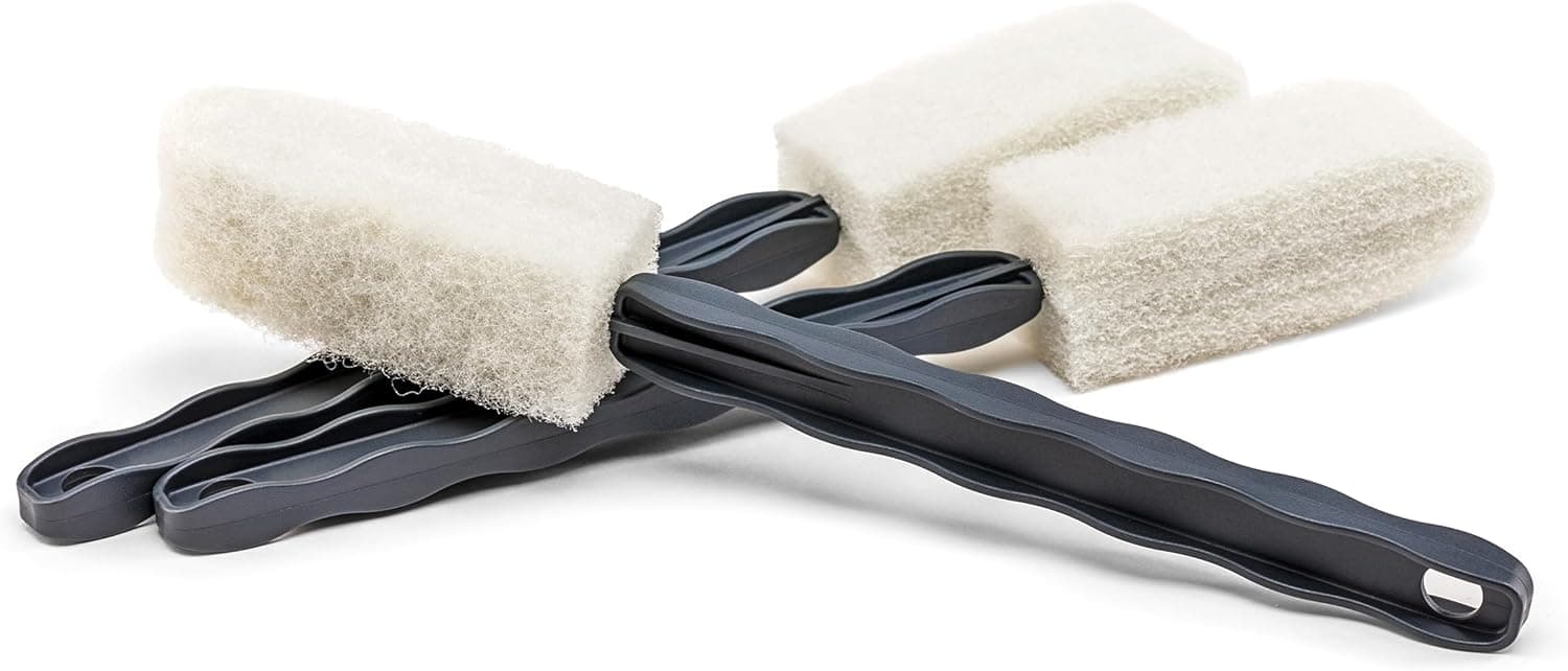 Griot's Garage Long-Reach Wheel Scrubber Brushes (Set of 3)