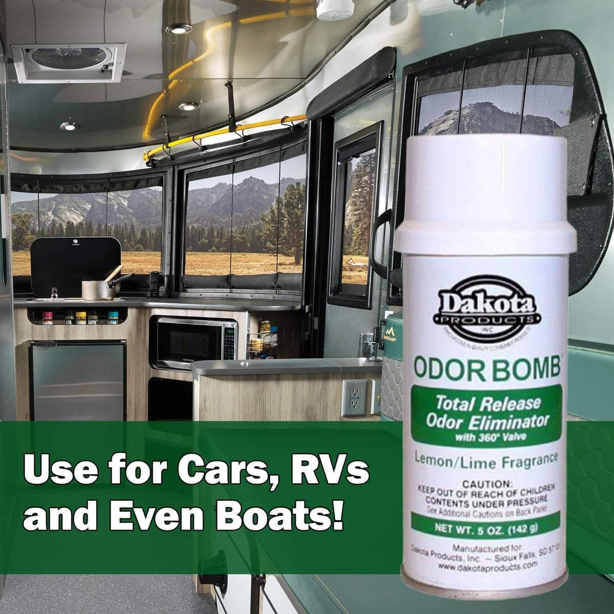 Dakota Odor Bomb Car Odor Eliminator — Lemon (5 oz)