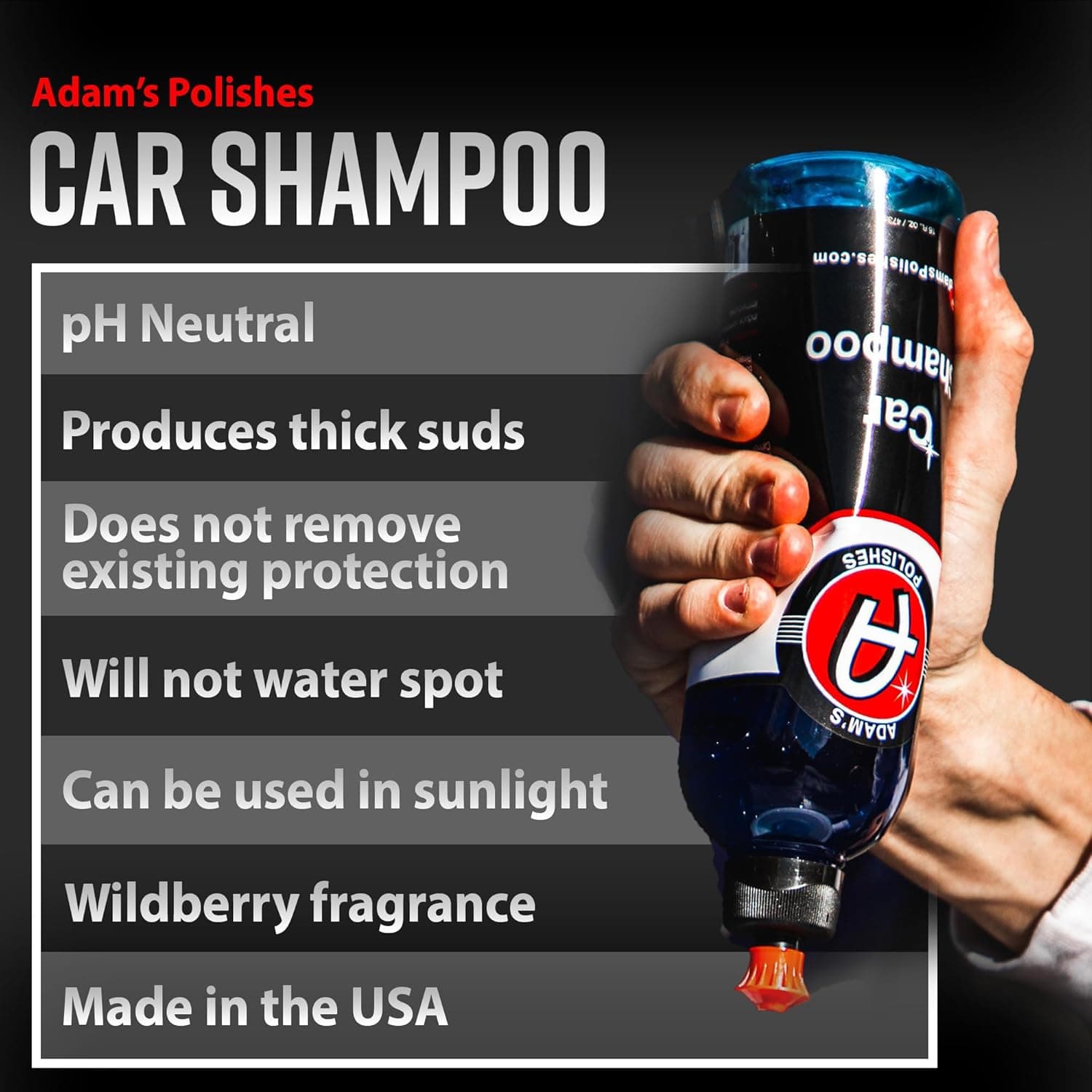 Adam's Polishes Car Shampoo