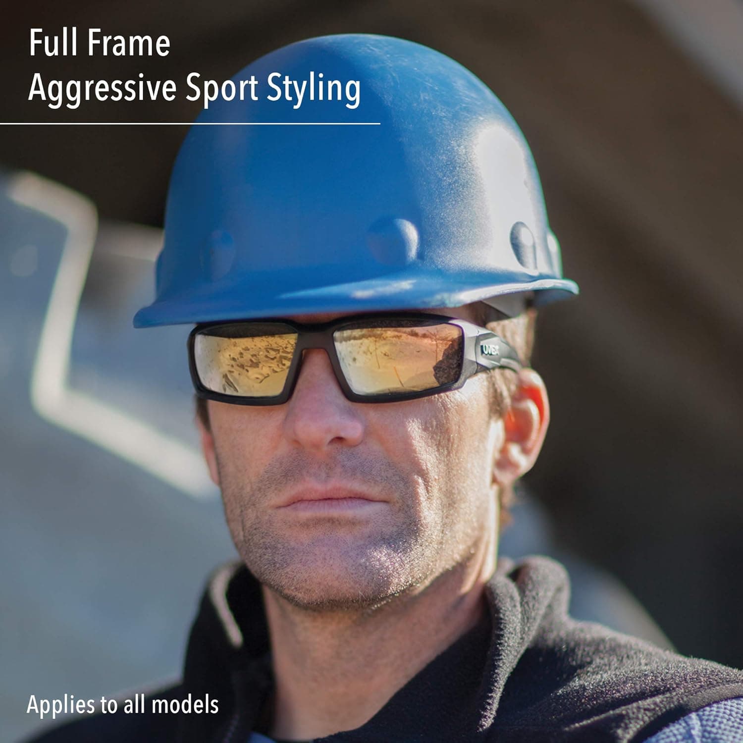 Honeywell Uvex Hypershock Safety Glasses (S2970HS) — Clear Frame, HydroShield Anti-Fog
