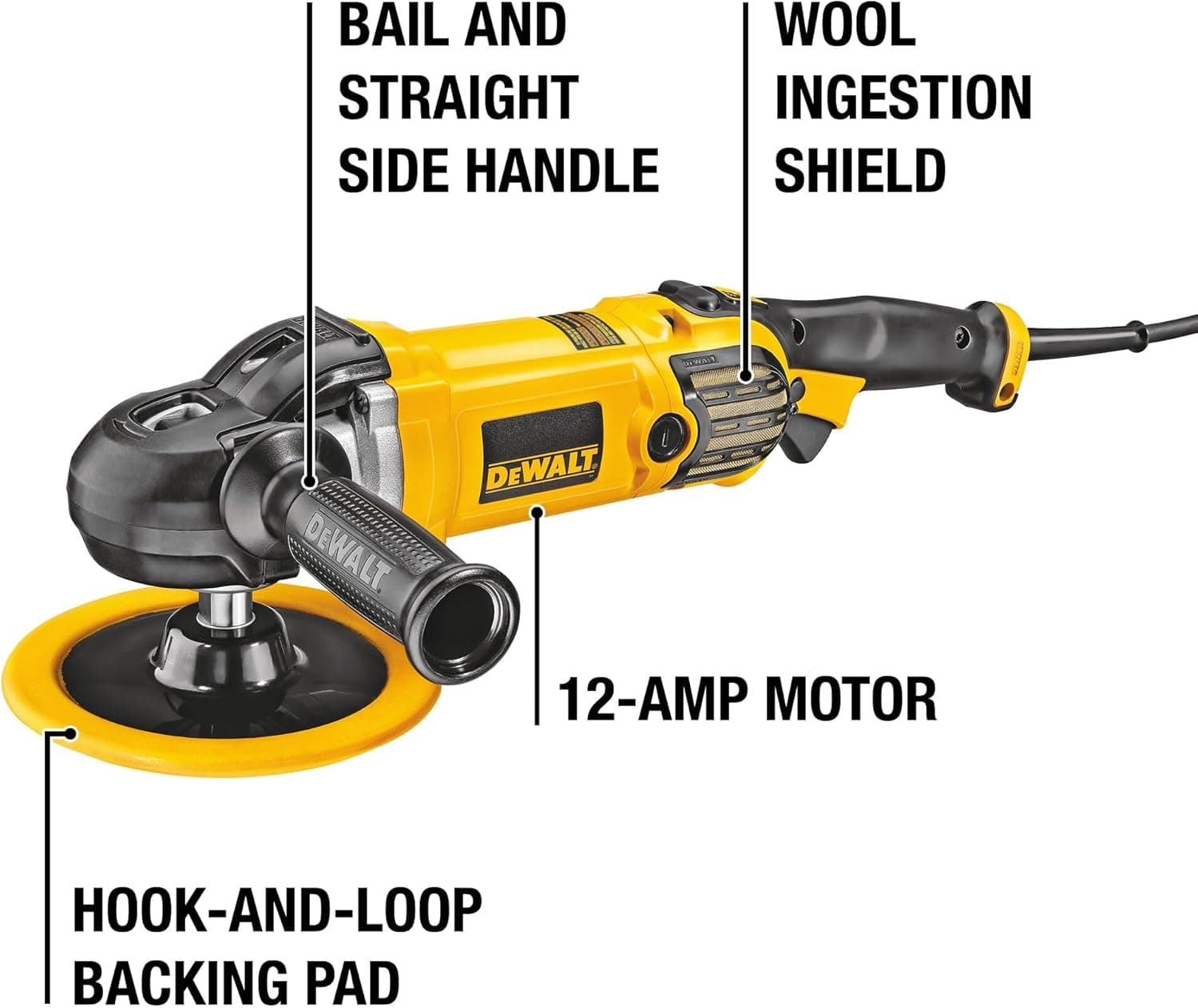 DEWALT DWP849X 7-Inch/9-Inch Variable Speed Polisher with Soft Start