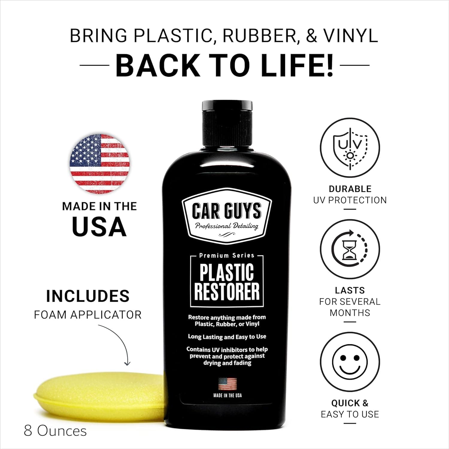 CAR GUYS Premium Series Plastic Restorer