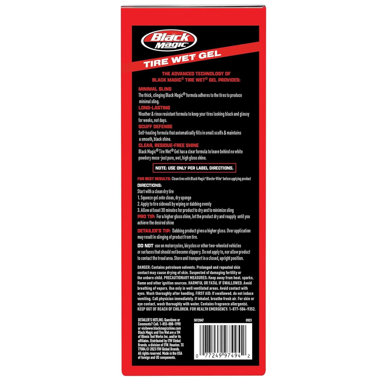 Black Magic Tire Wet Gel