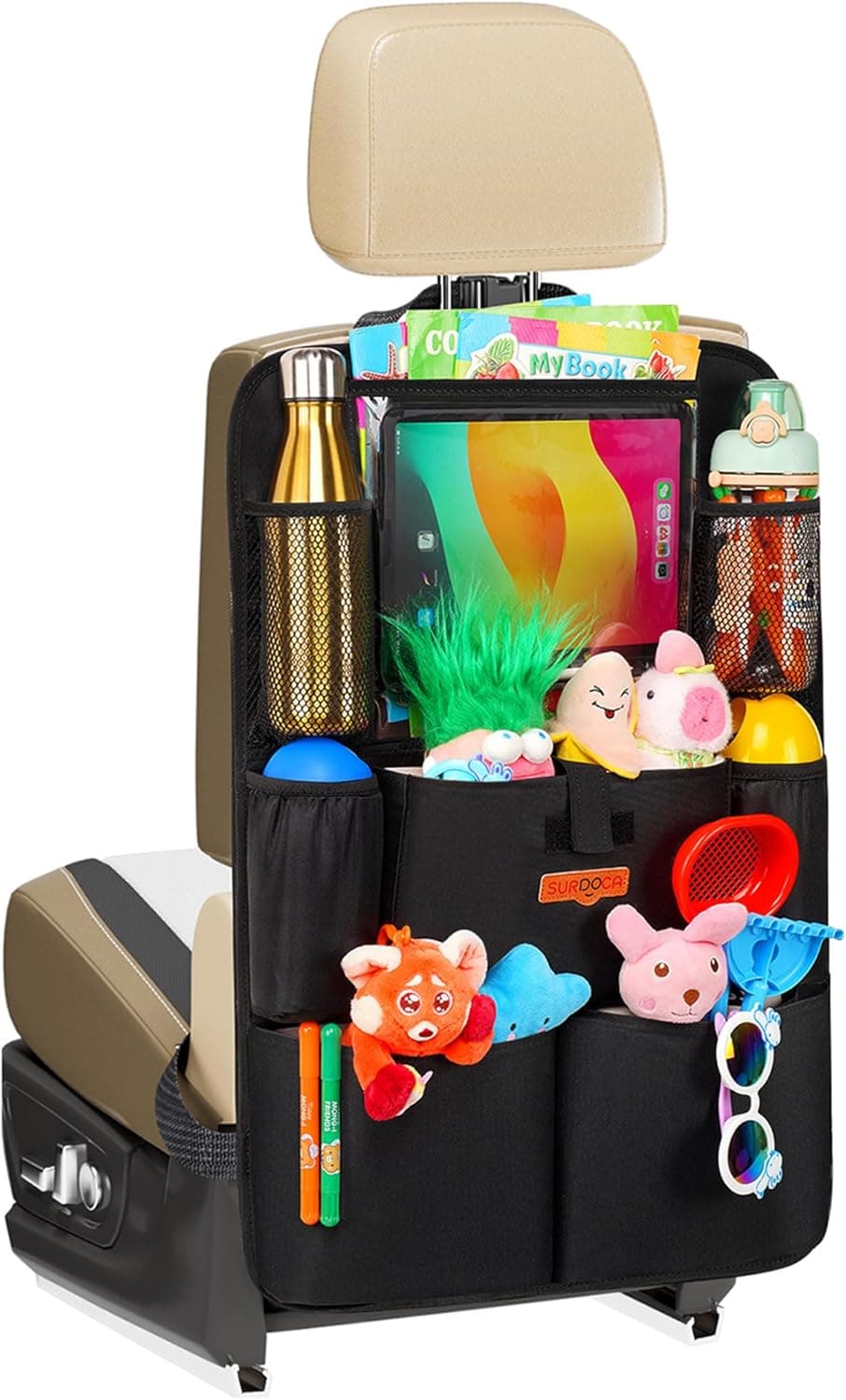 SURDOCA Upgraded Car Back Seat Organizer