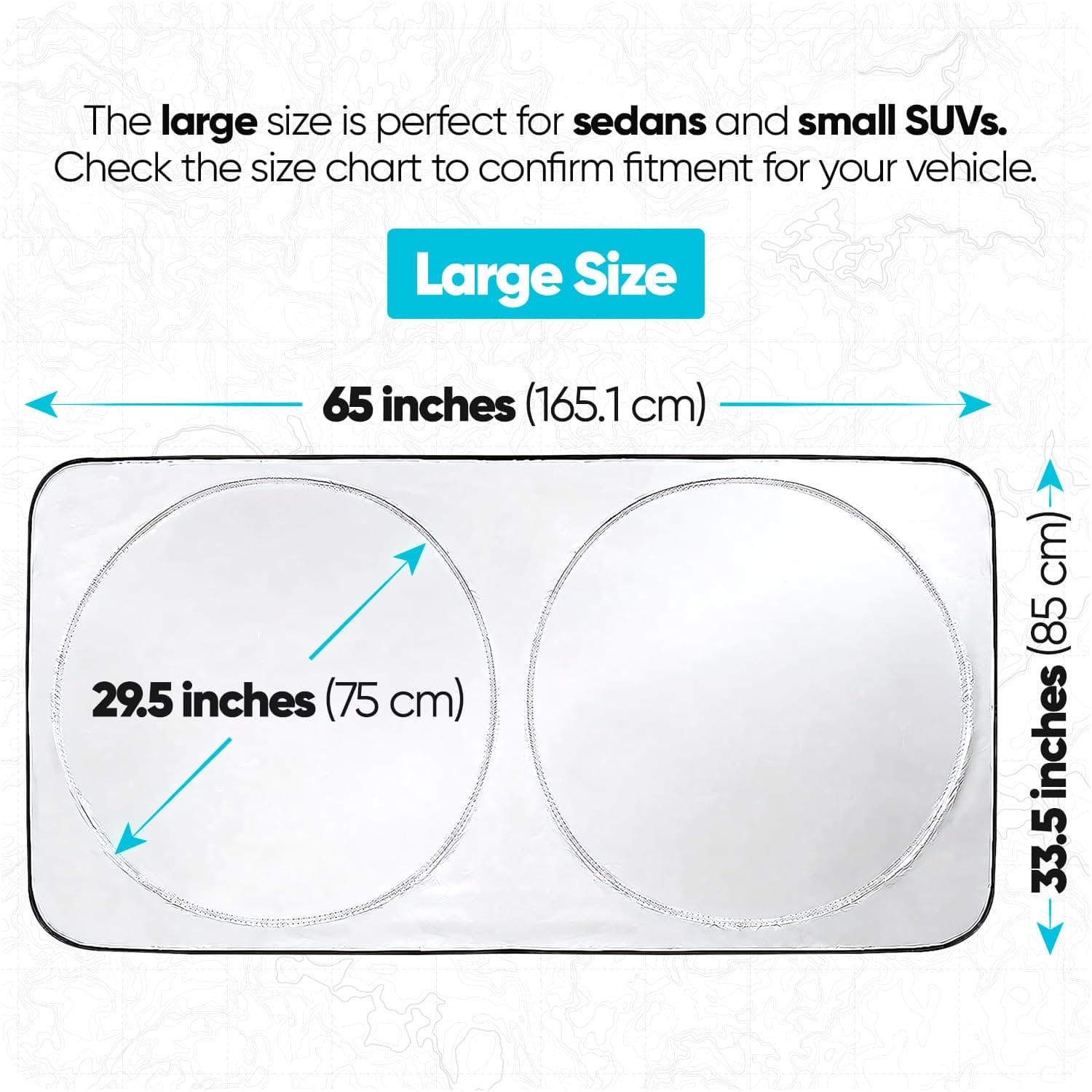 FORTEM Car Sun Shade for Windshield