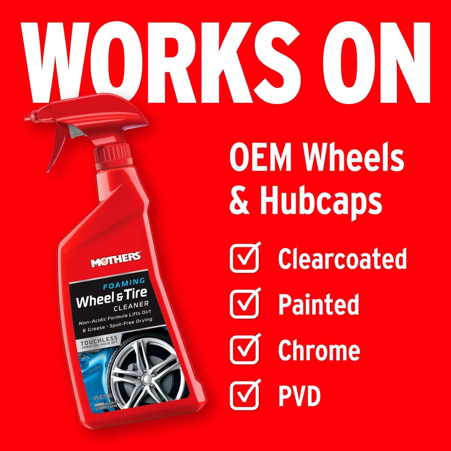 Mothers Foaming Wheel & Tire Cleaner