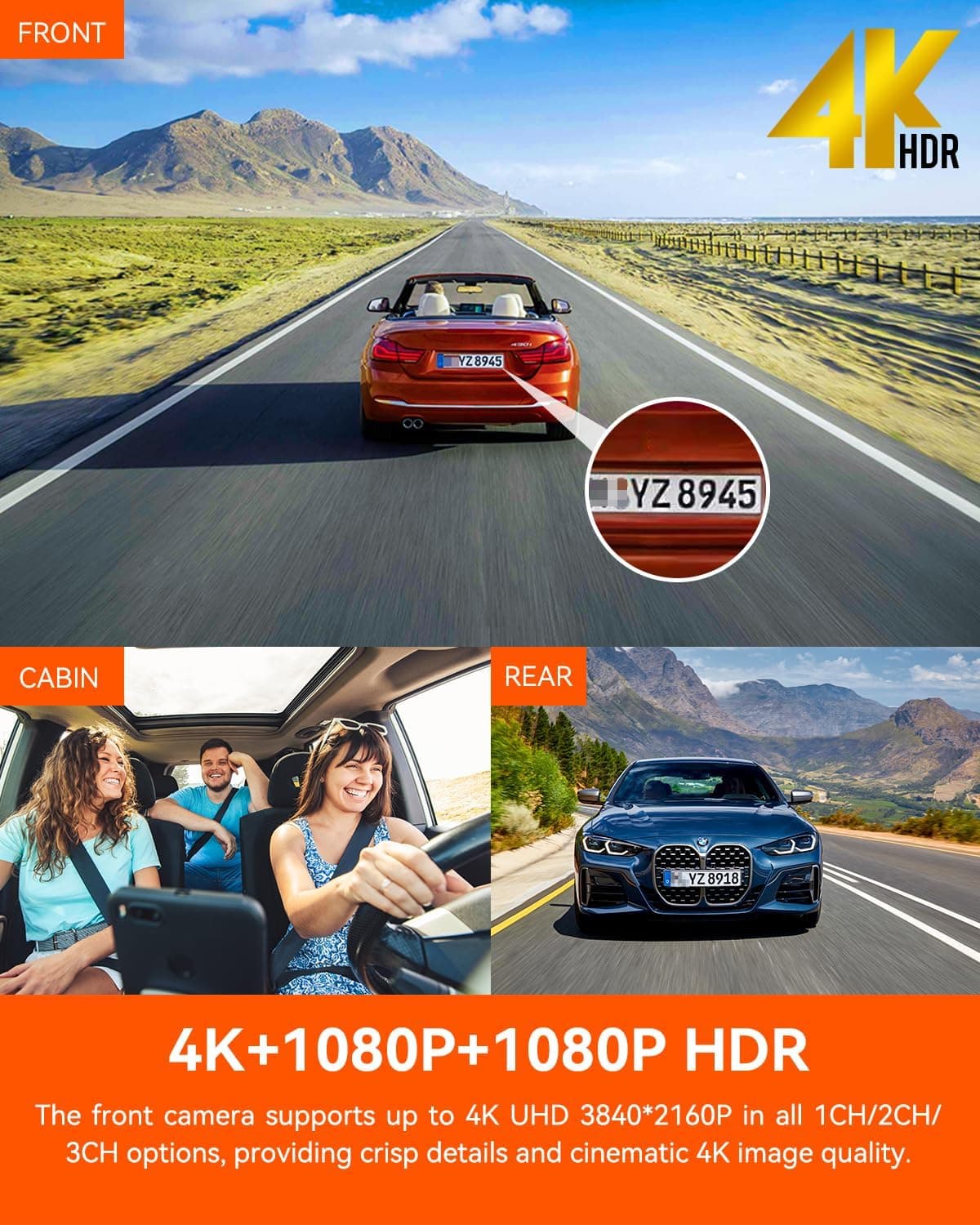 Vantrue Vantrue N4 Pro 4K 3-Channel Dash Cam