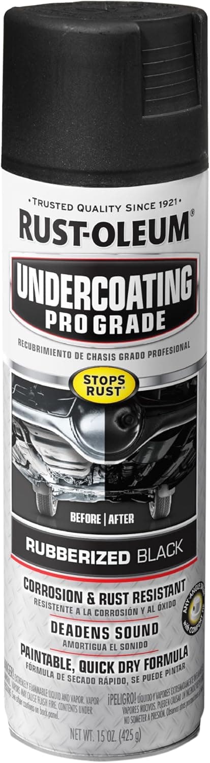 Rust-Oleum 248656 Professional Grade Rubberized Undercoating Spray (15 oz)