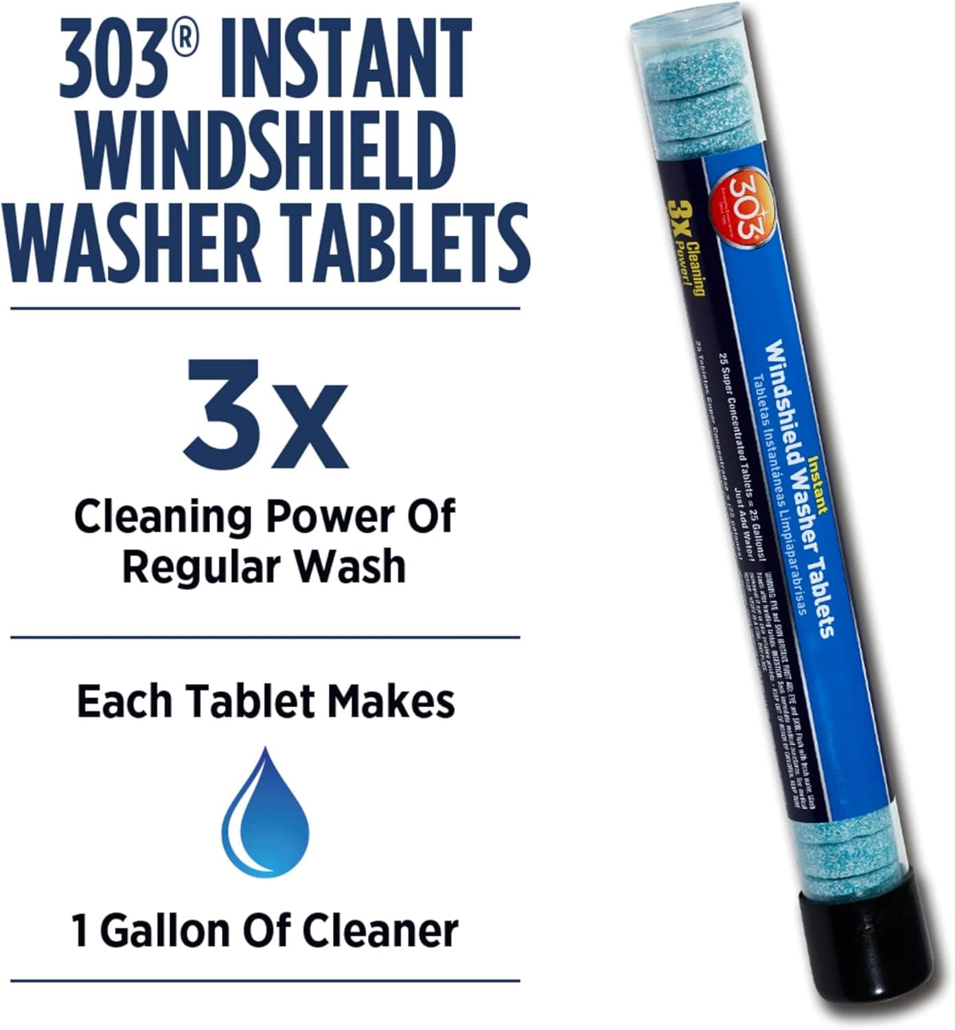 303 Products Instant Windshield Washer Tablets