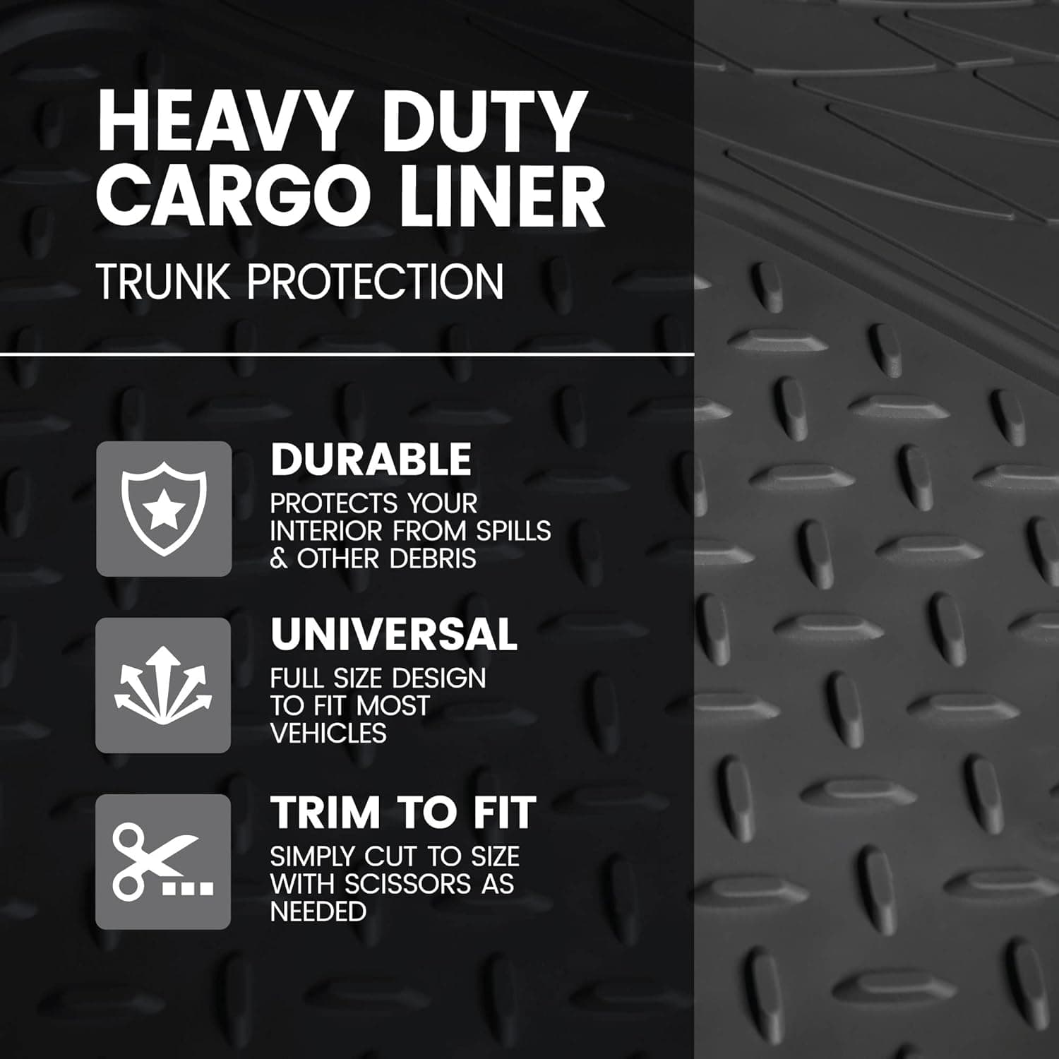 BDK Trim-to-Fit Heavy Duty Cargo Mat