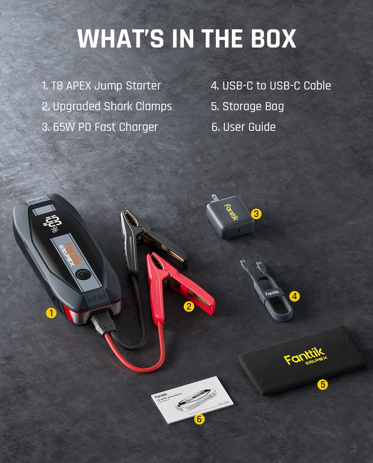 Fanttik T8 APEX Jump Starter